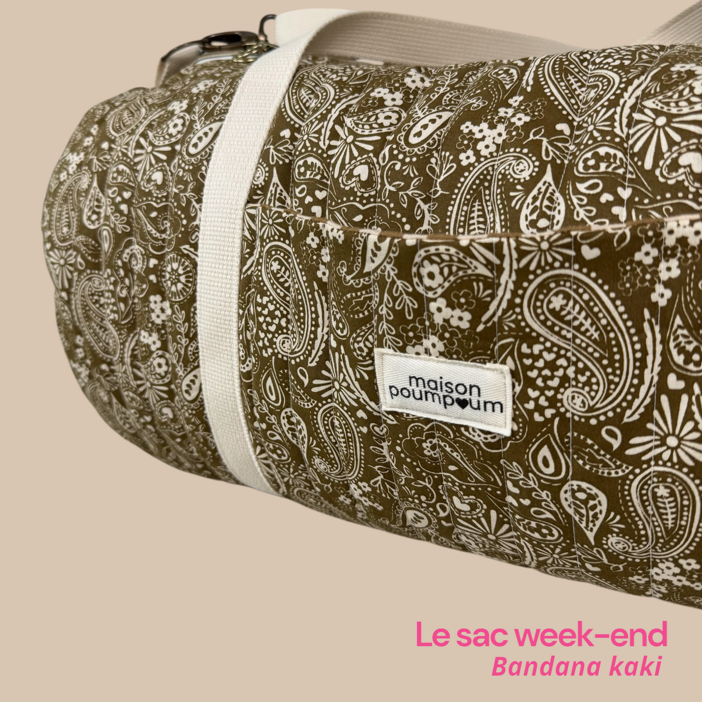 Sac week-end - Bandana Kaki