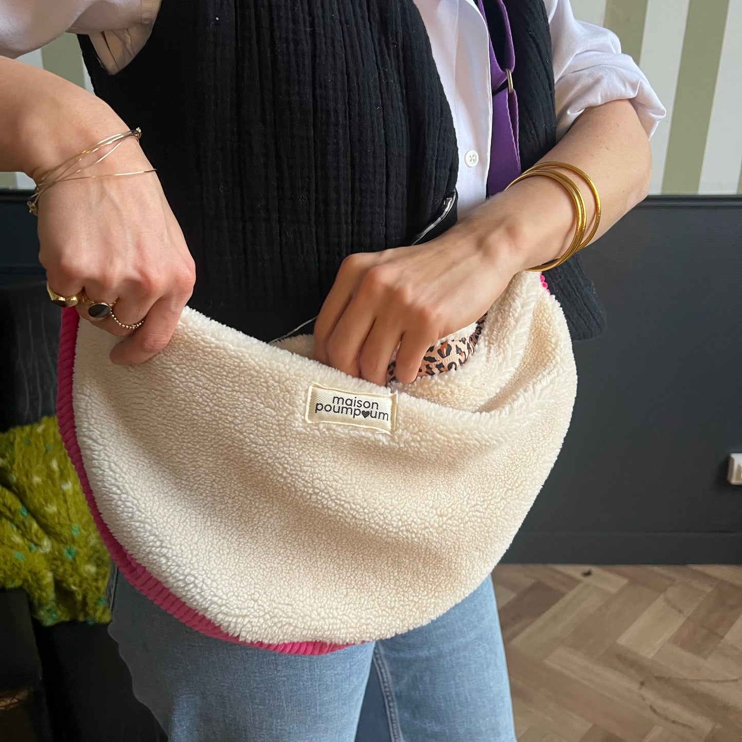 Sac Demi lune - Moumoute des neiges