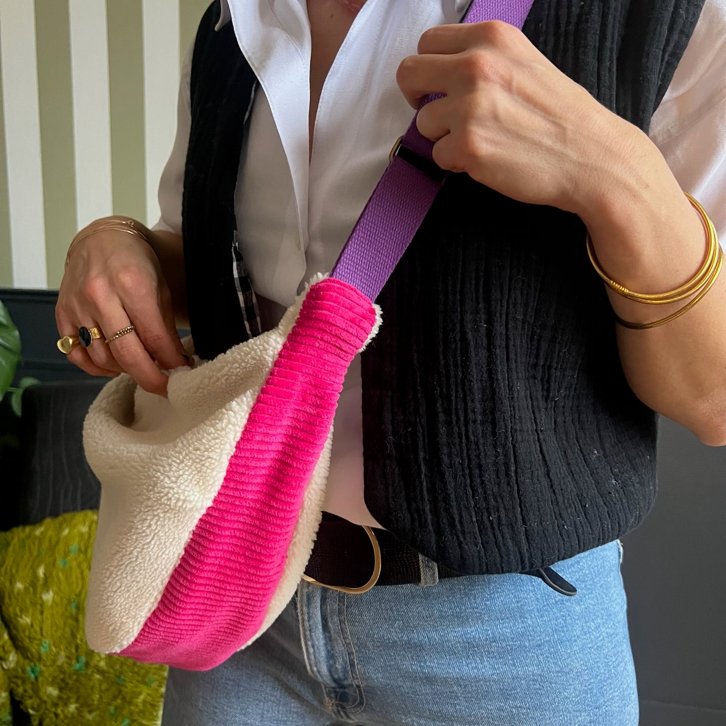 Sac Demi lune - Moumoute des neiges