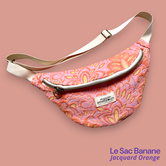 Sac banane - Jacquard Orange Vitaminé