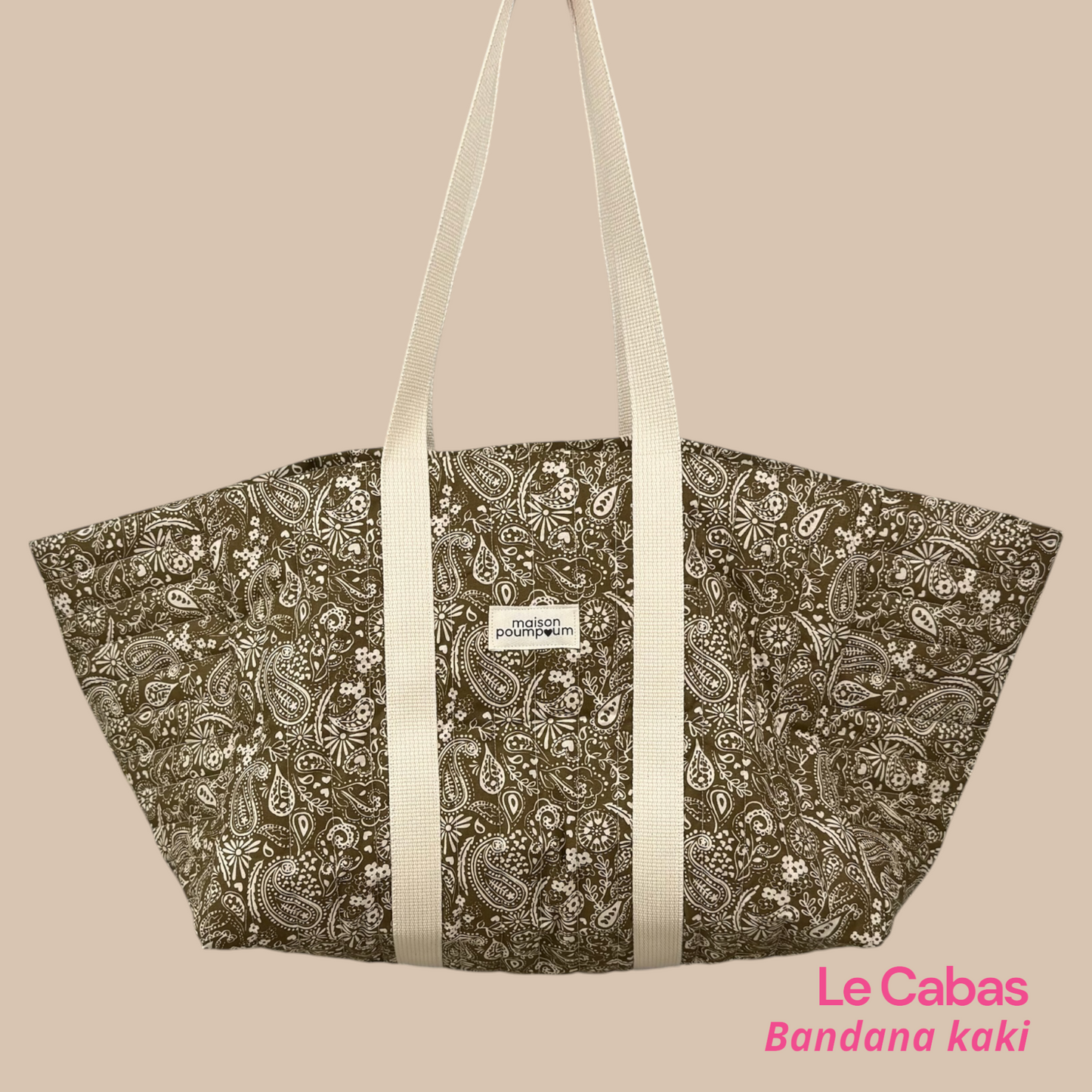 SAC CABAS - Bandana Kaki
