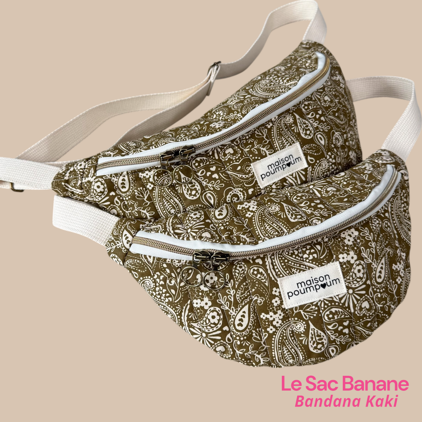 Sac Banane - Bandana Kaki