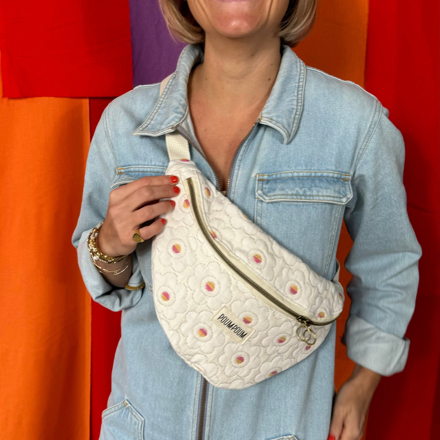 Banane Marguerite Blanche Portée