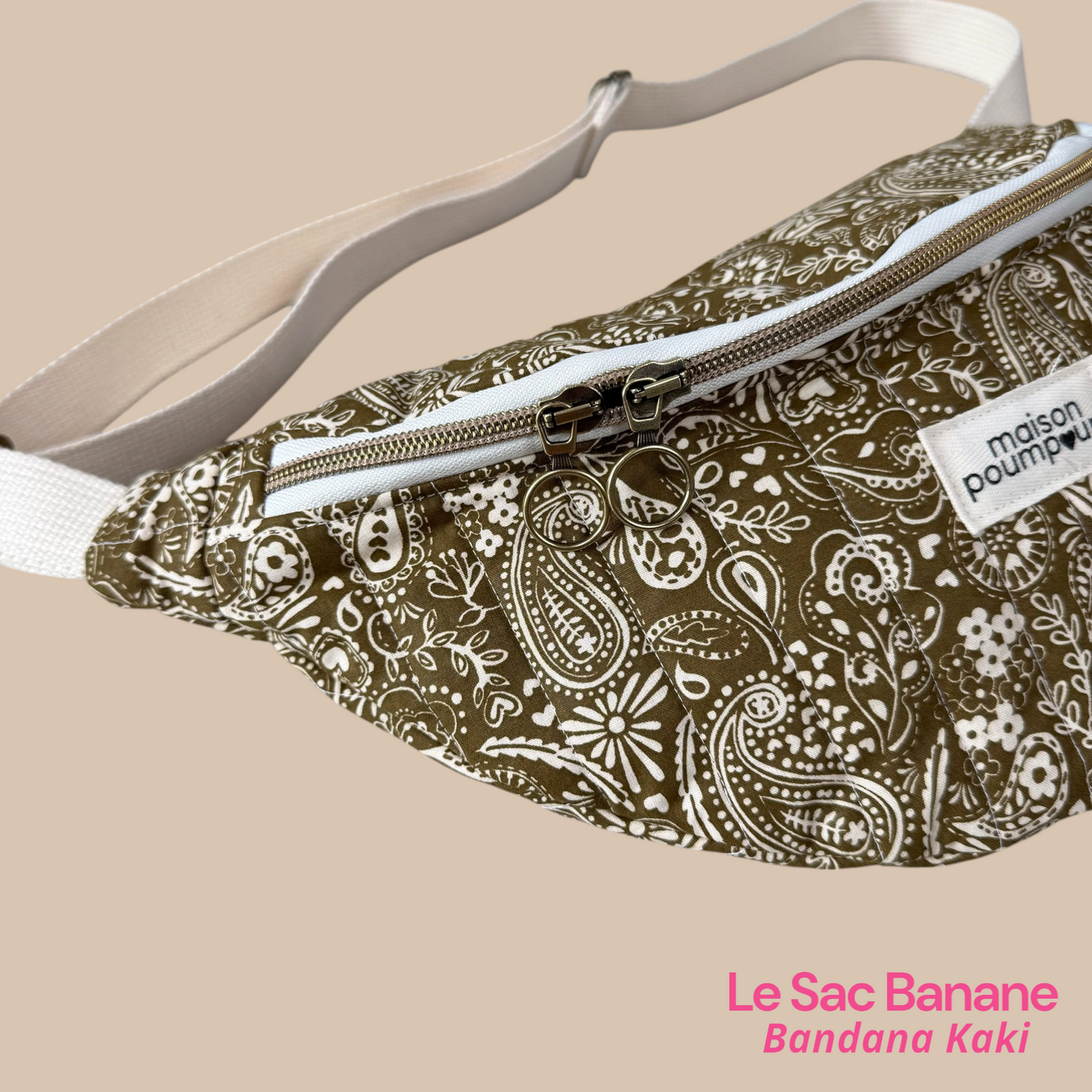 Sac Banane - Bandana Kaki