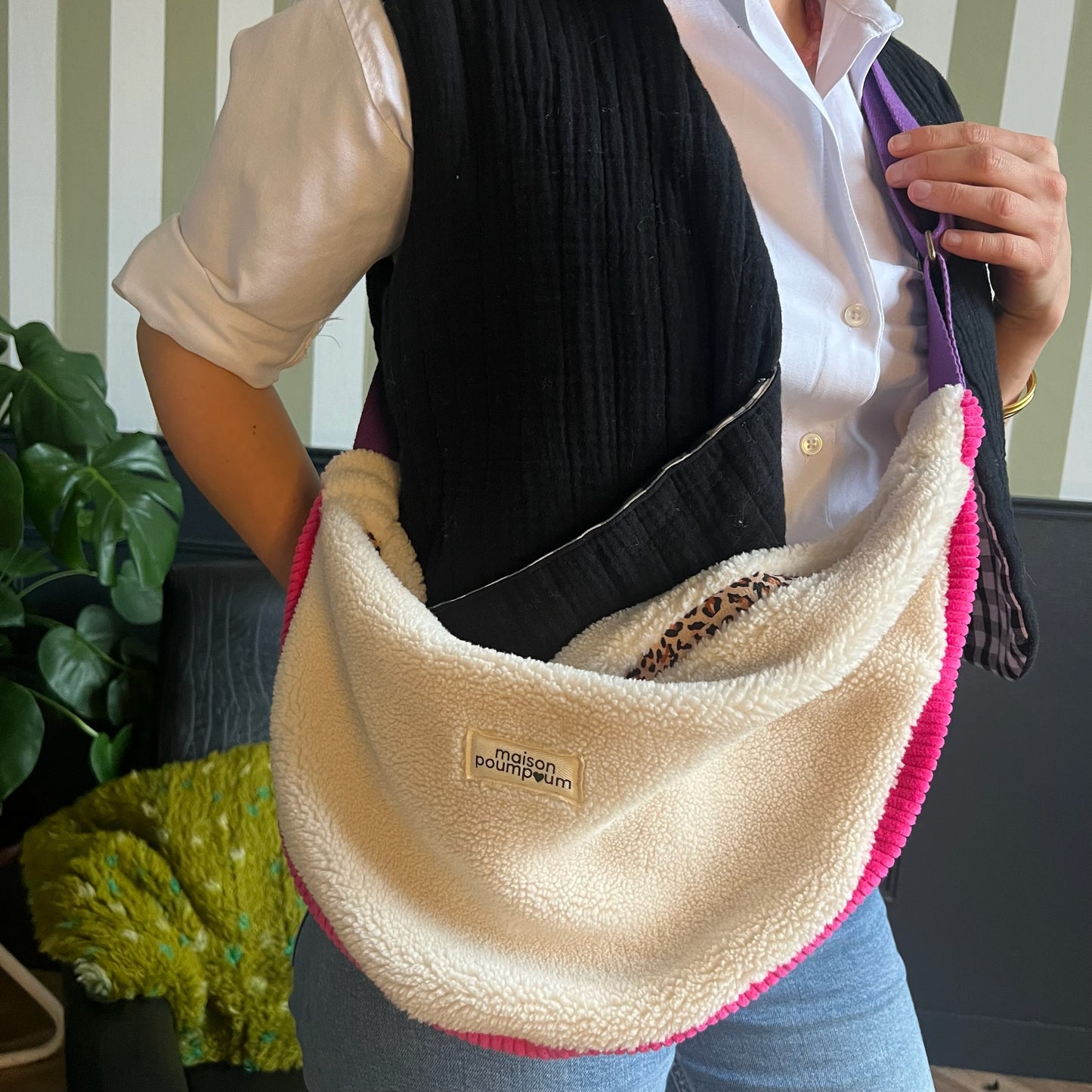 Sac Demi lune - Moumoute des neiges