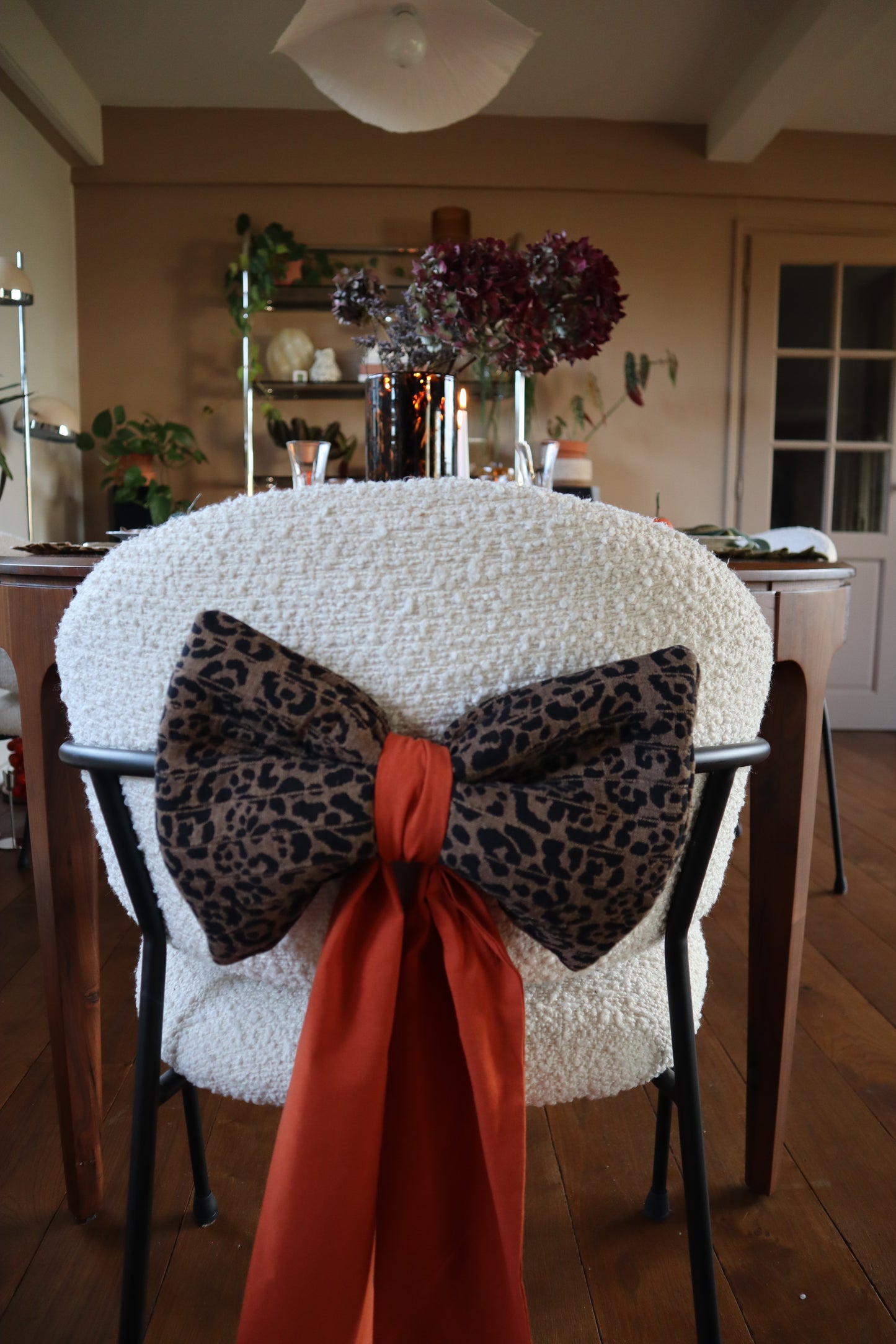 Le noeud de Noel - Léopard et kaki