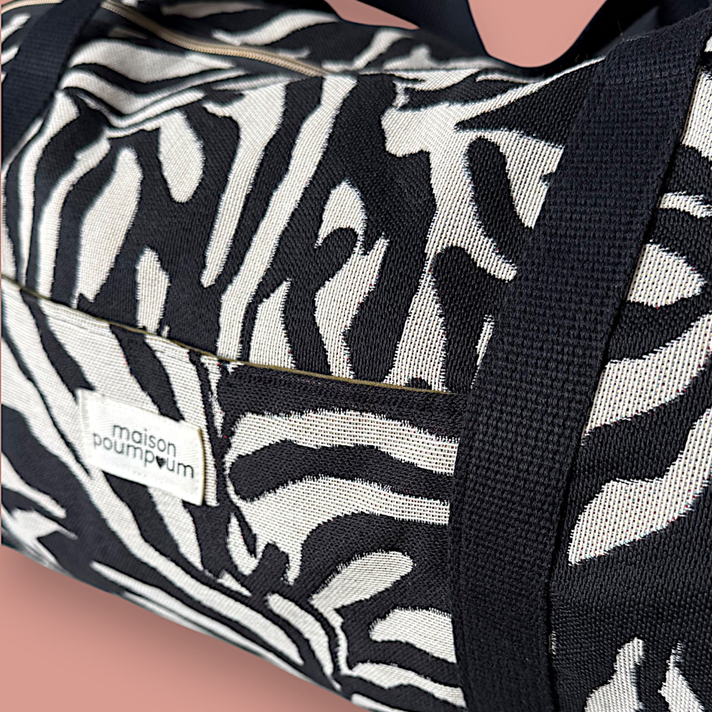 Sac Weekend - Jacquard Zèbre