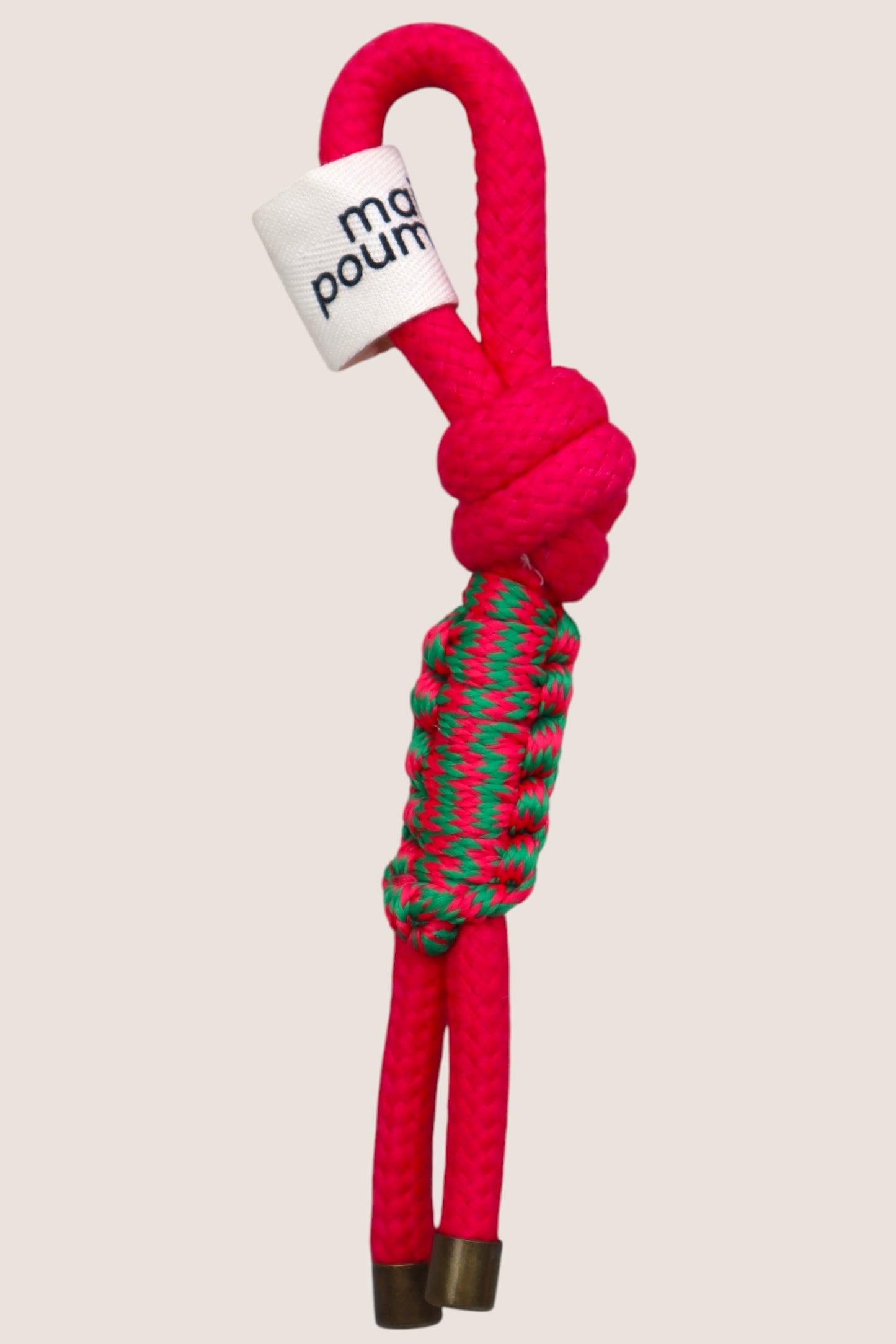 Porte clef cordon - Fuchsia - Maison poumpoum