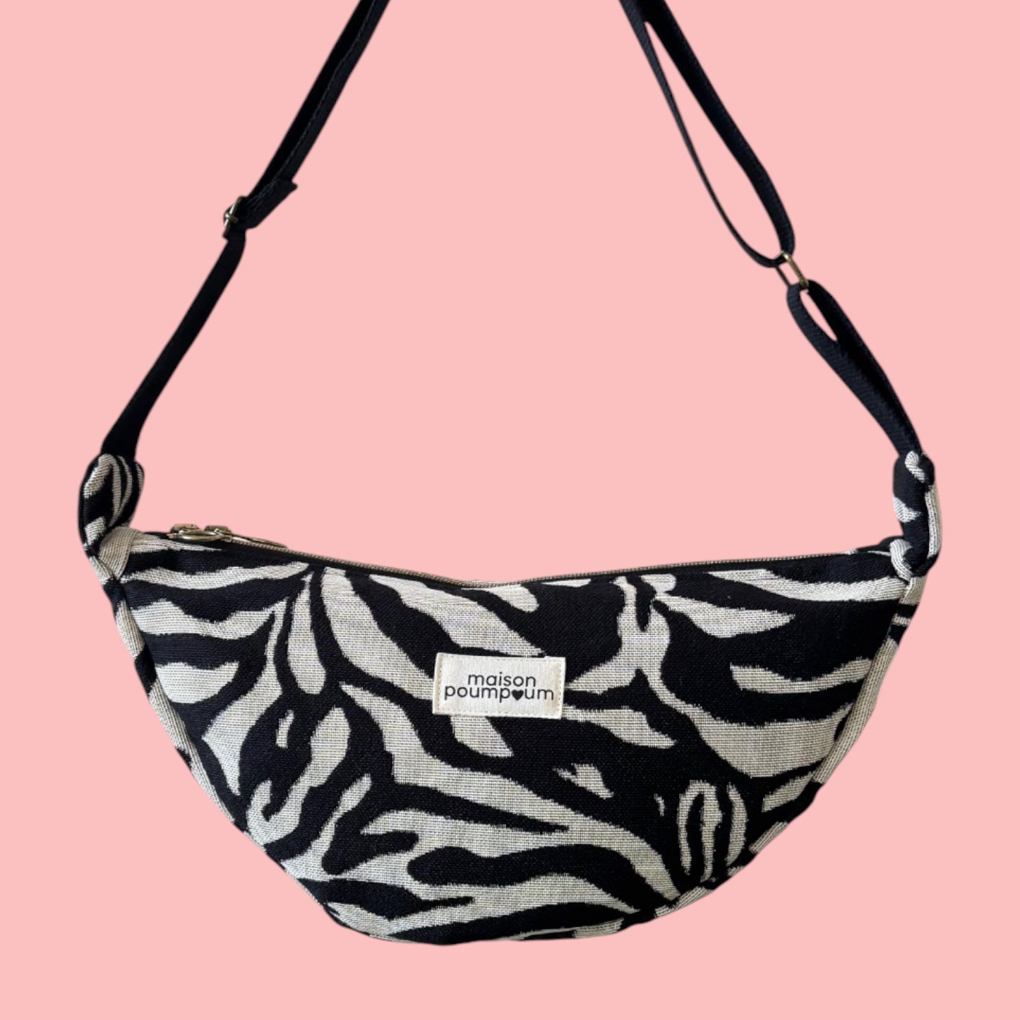 Sac Demi lune - Zèbre