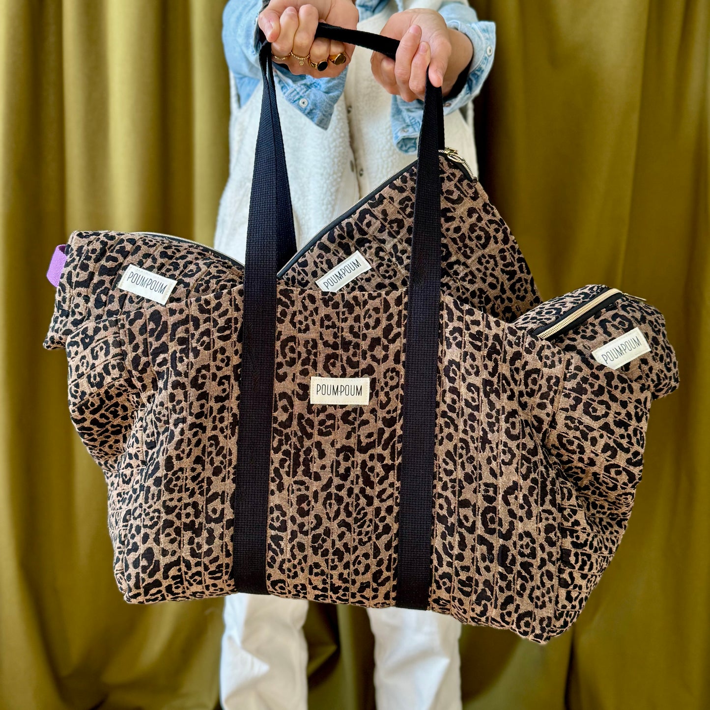 Maxi Cabas Léopard Maison PoumPoum