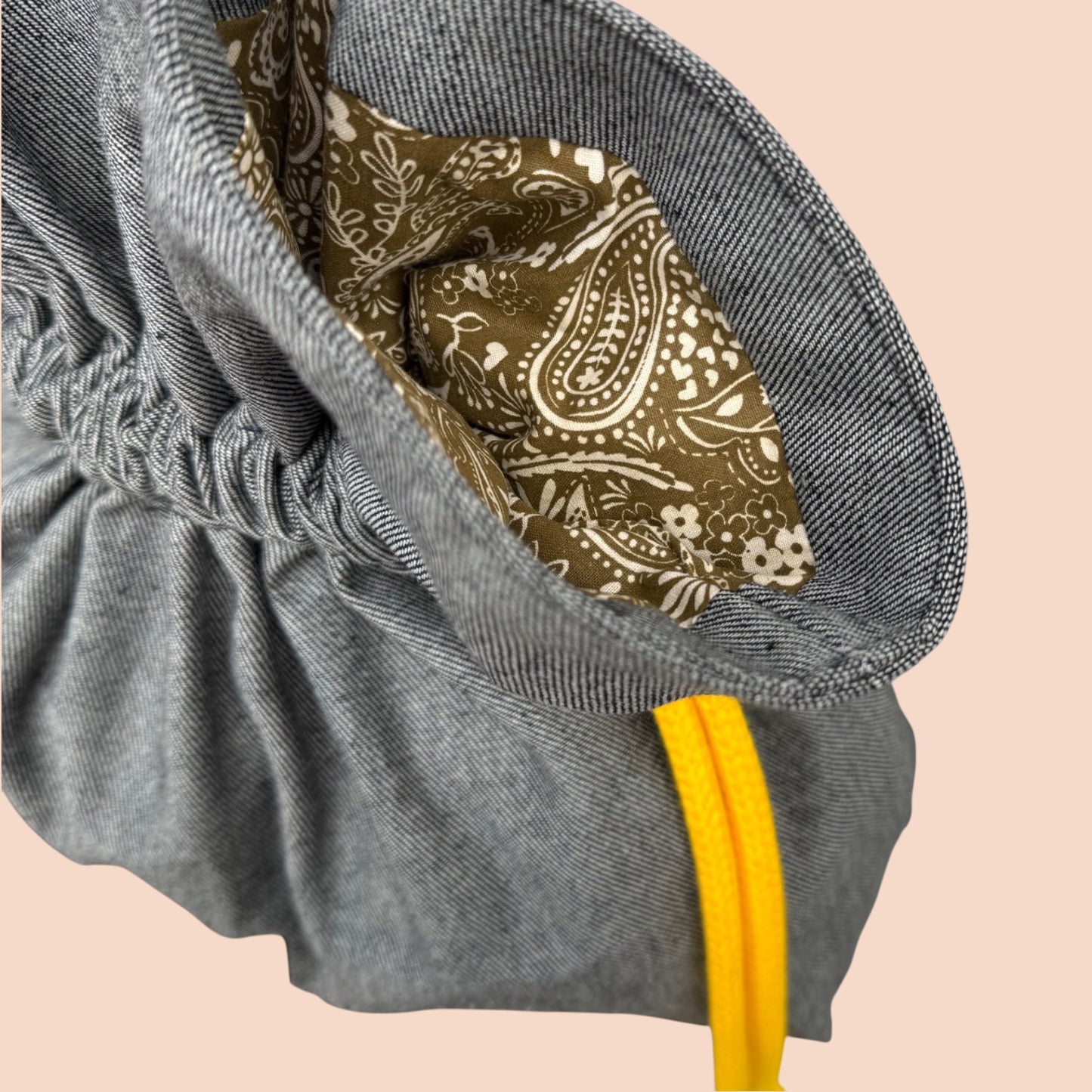 Sac Bourse Jean Gris – Le casual chic au quotidien