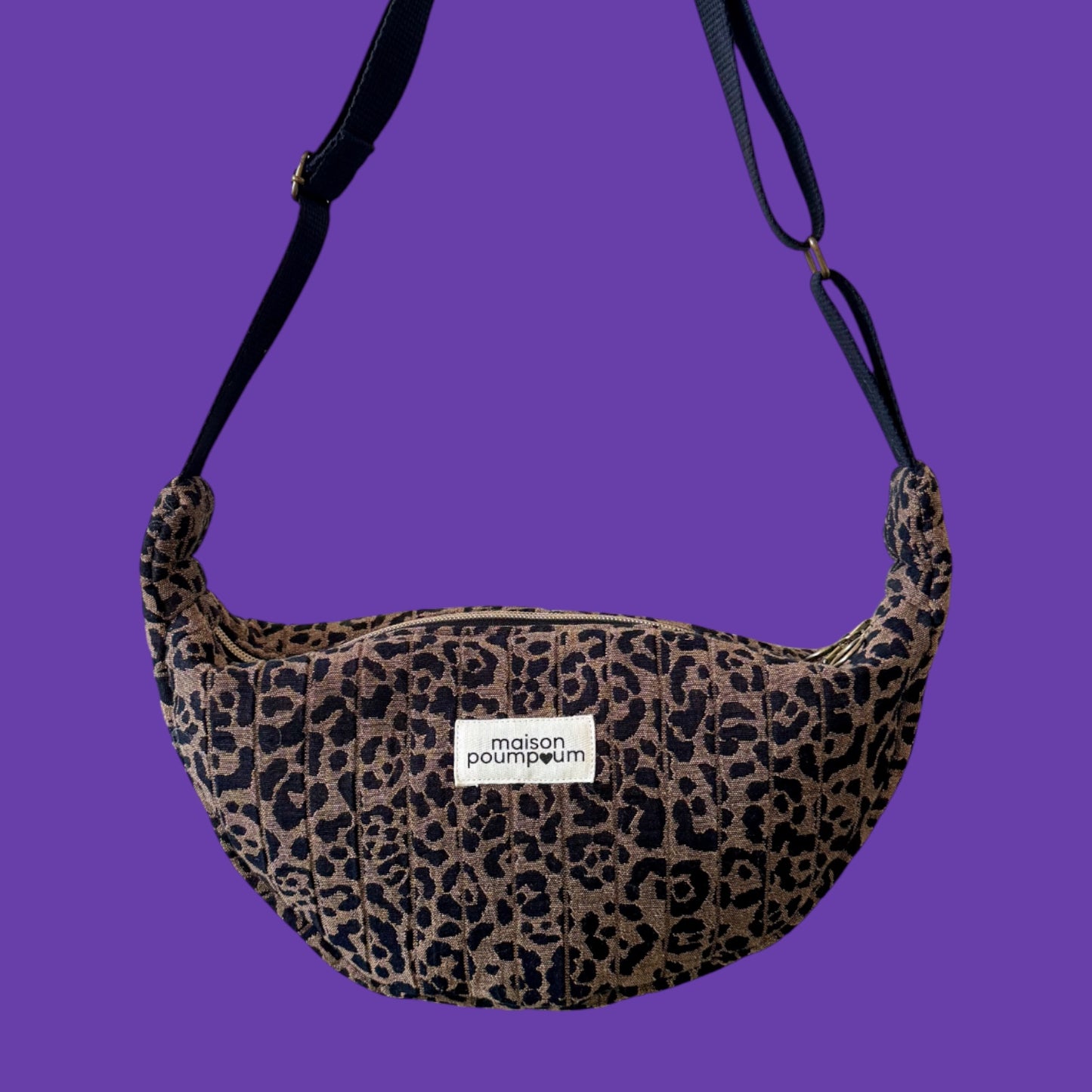 Sac Demi lune - Léopard