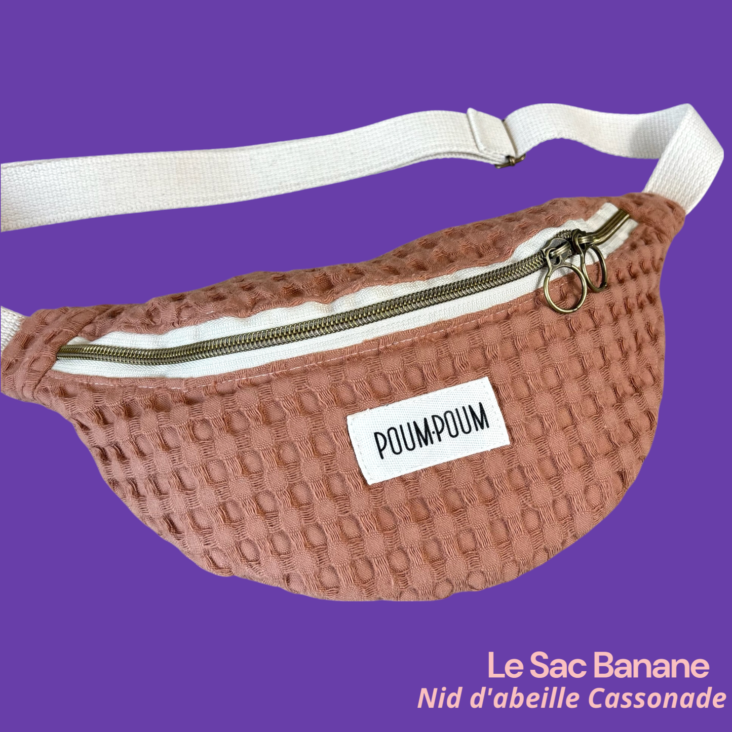 Sac Banane Nid d'abeille Cassonade
