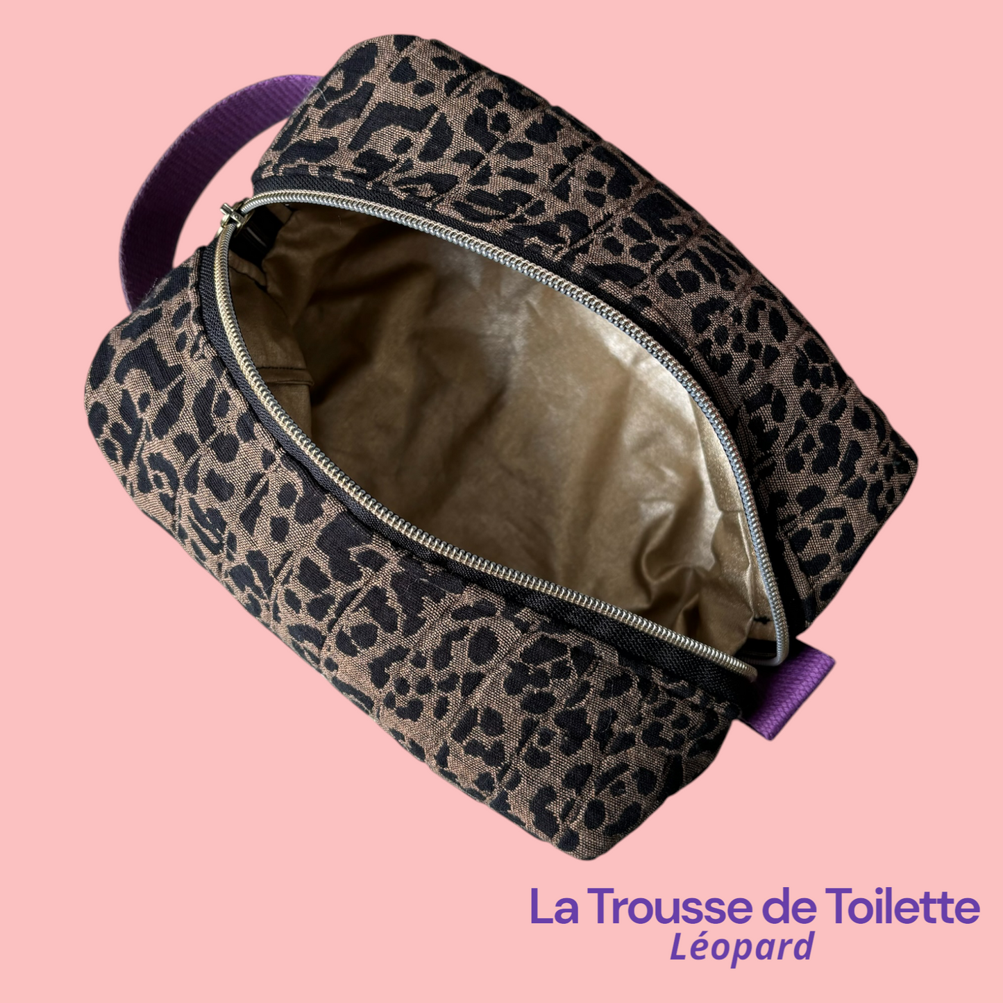 Trousse de Toilette Leopard interieur