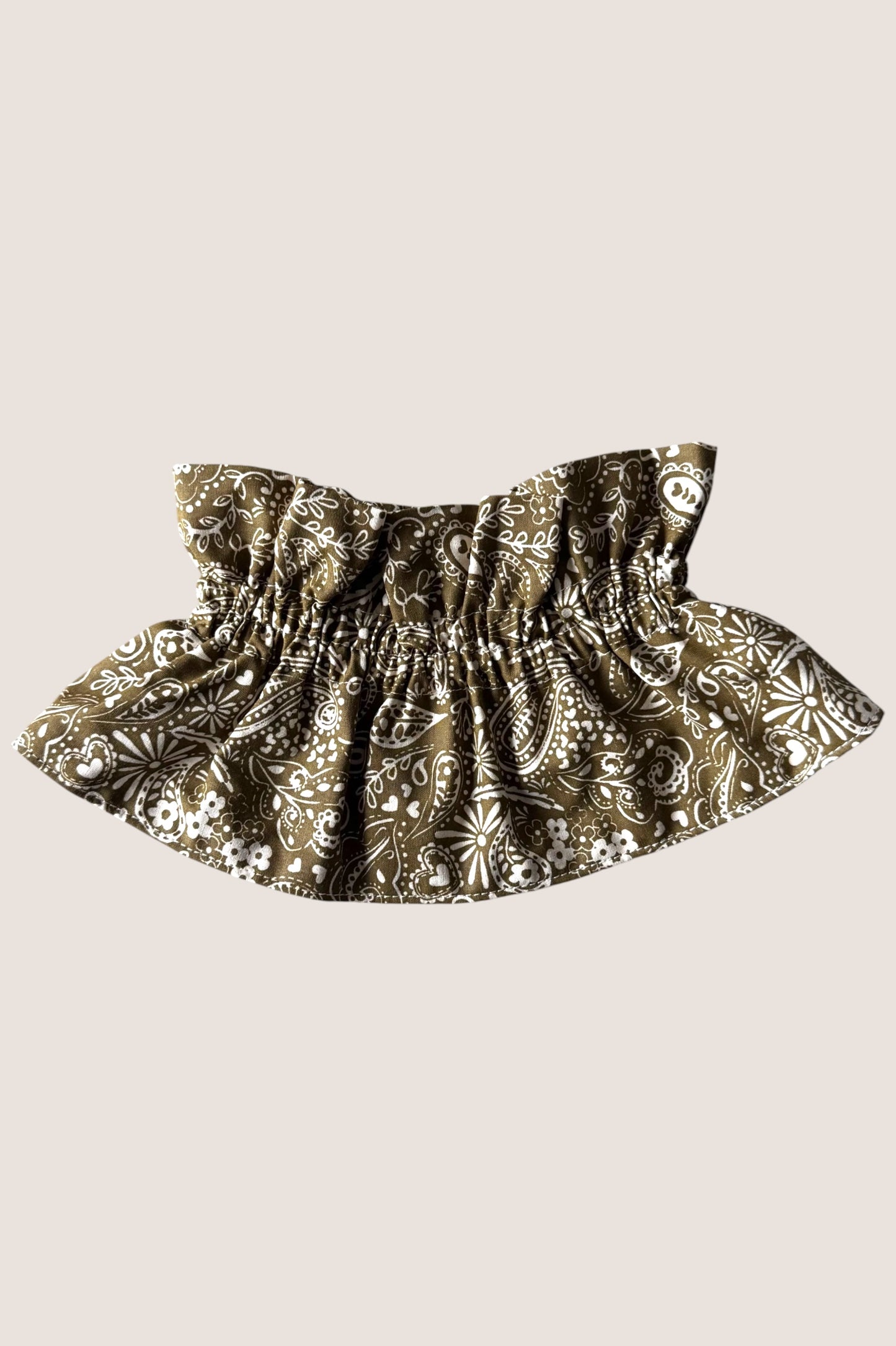 Le col amovible - Bandana kaki