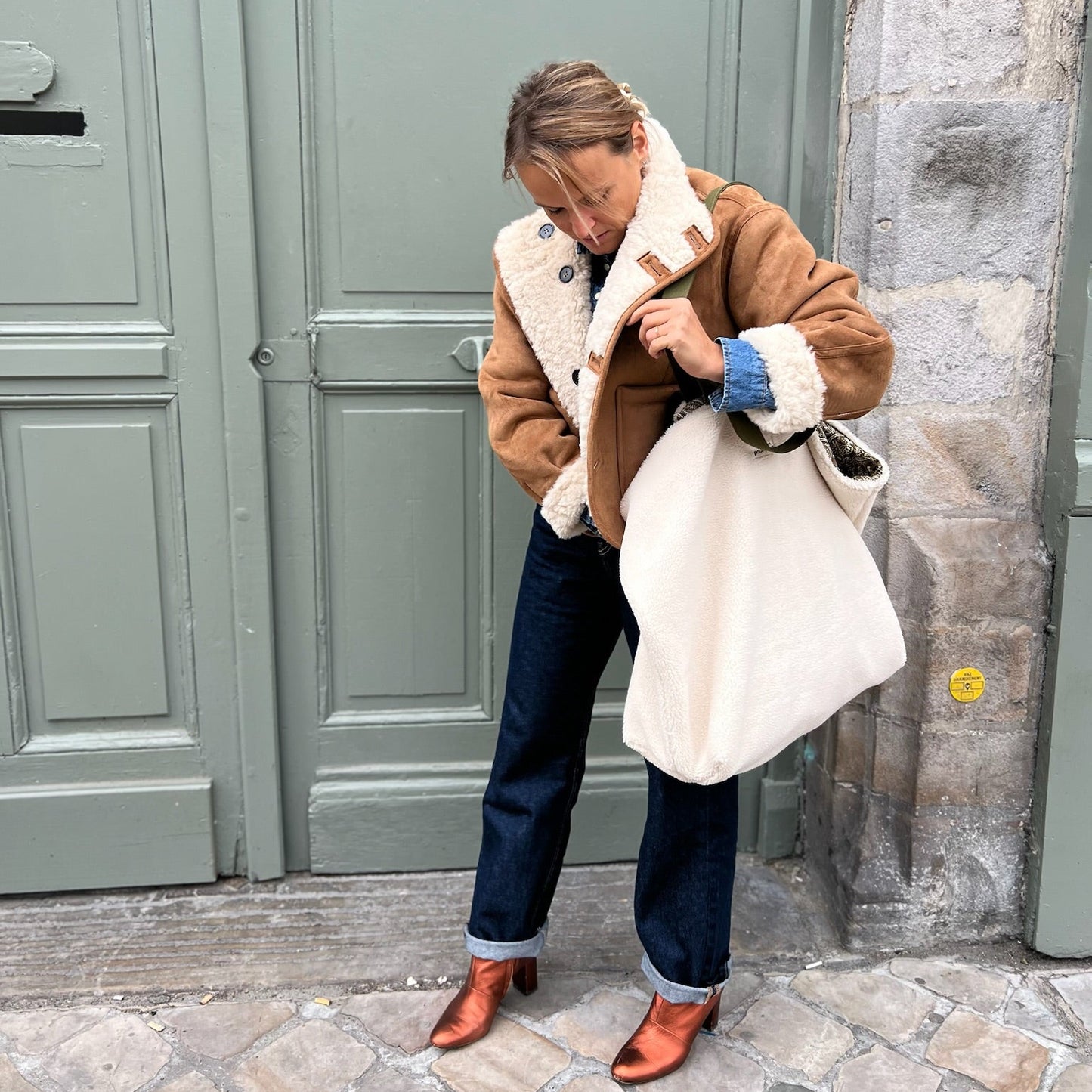 Maxi Totebag - Moumoute crème
