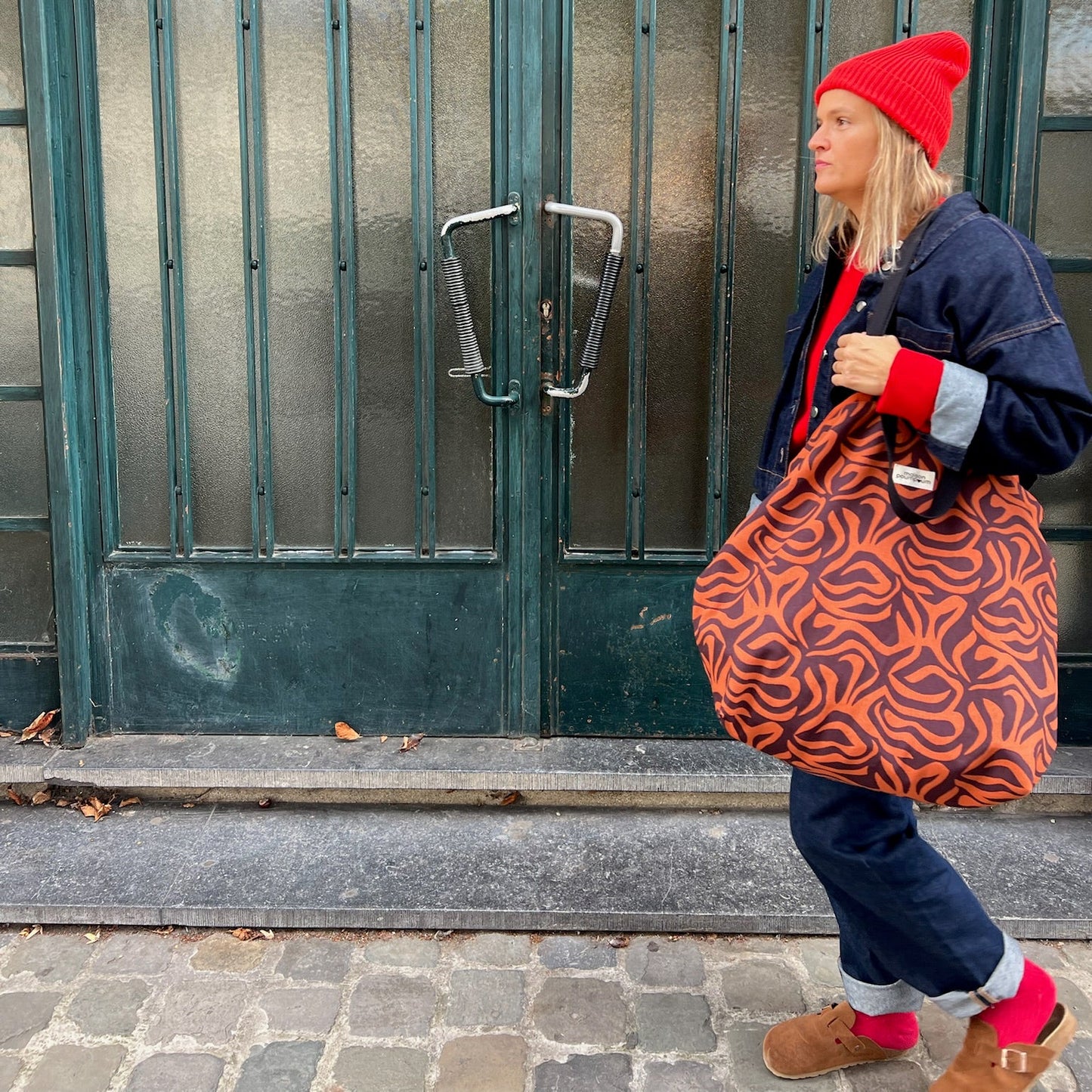 Maxi Totebag - Rétro psychédélique