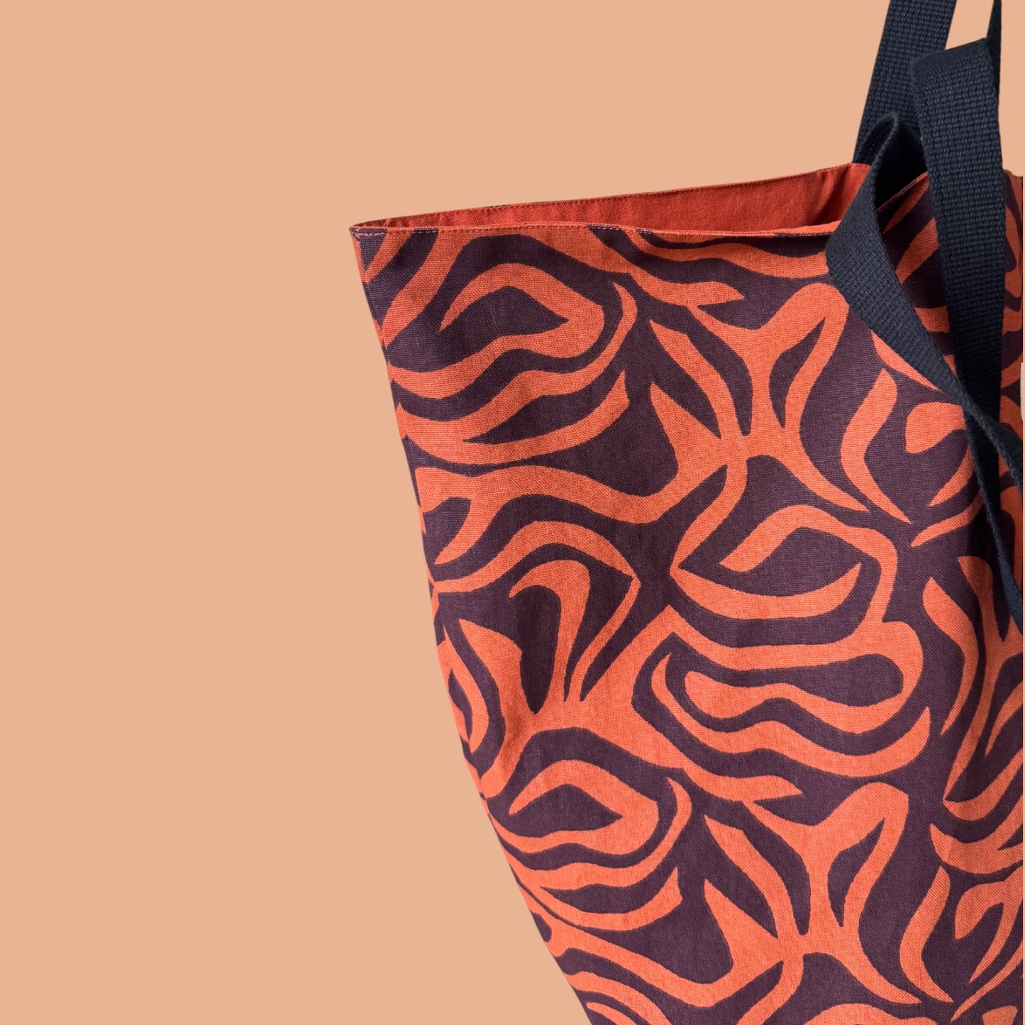 Maxi Totebag - Rétro psychédélique