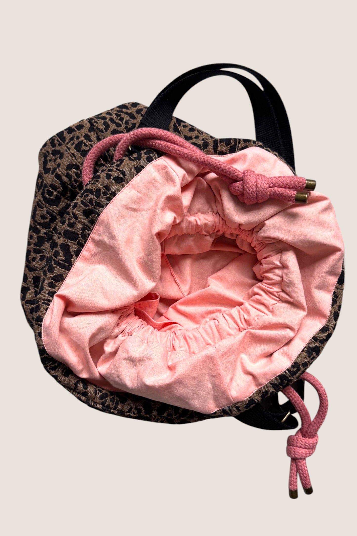 sac bourse leopard zoom doublure