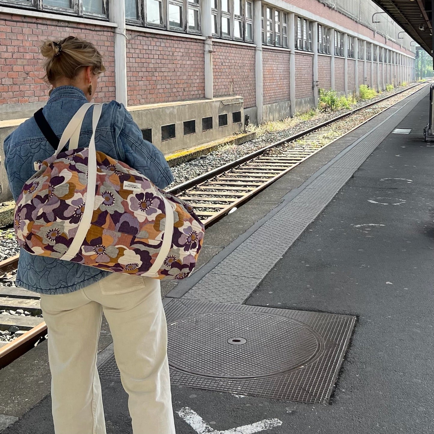 Sac Weekend - Maxi fleur vintage