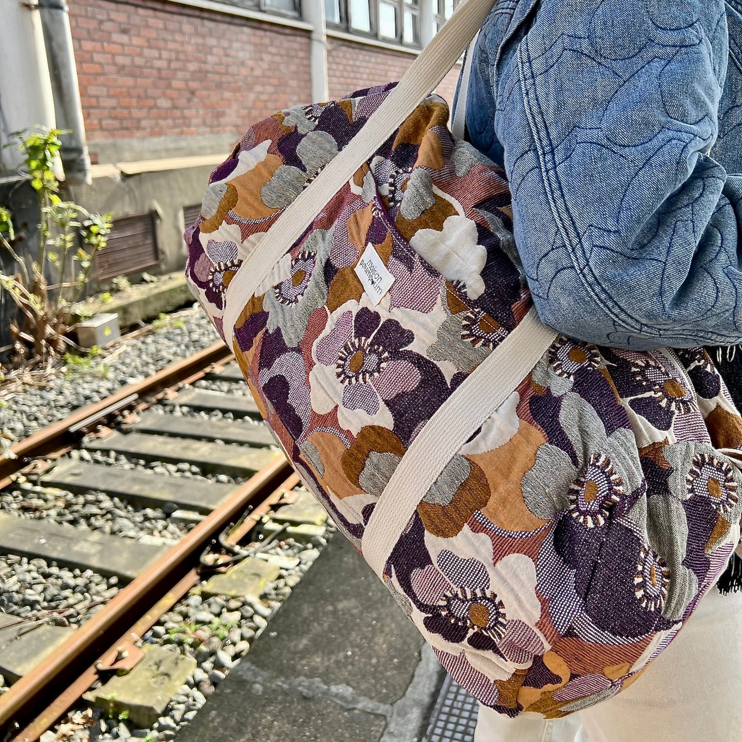 Sac Weekend - Maxi fleur vintage