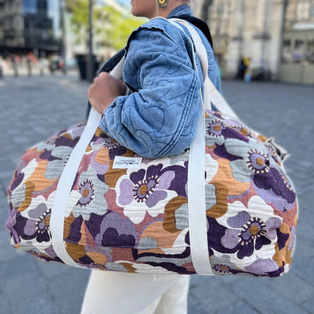 Sac Weekend - Maxi fleur vintage