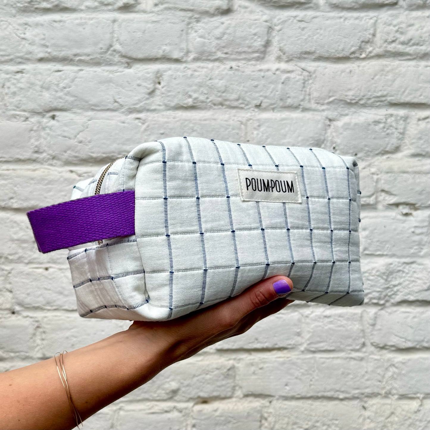 trousse de toilette carreaux