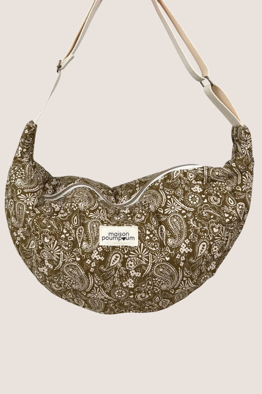 Sac Demi Lune - Bandana Kaki