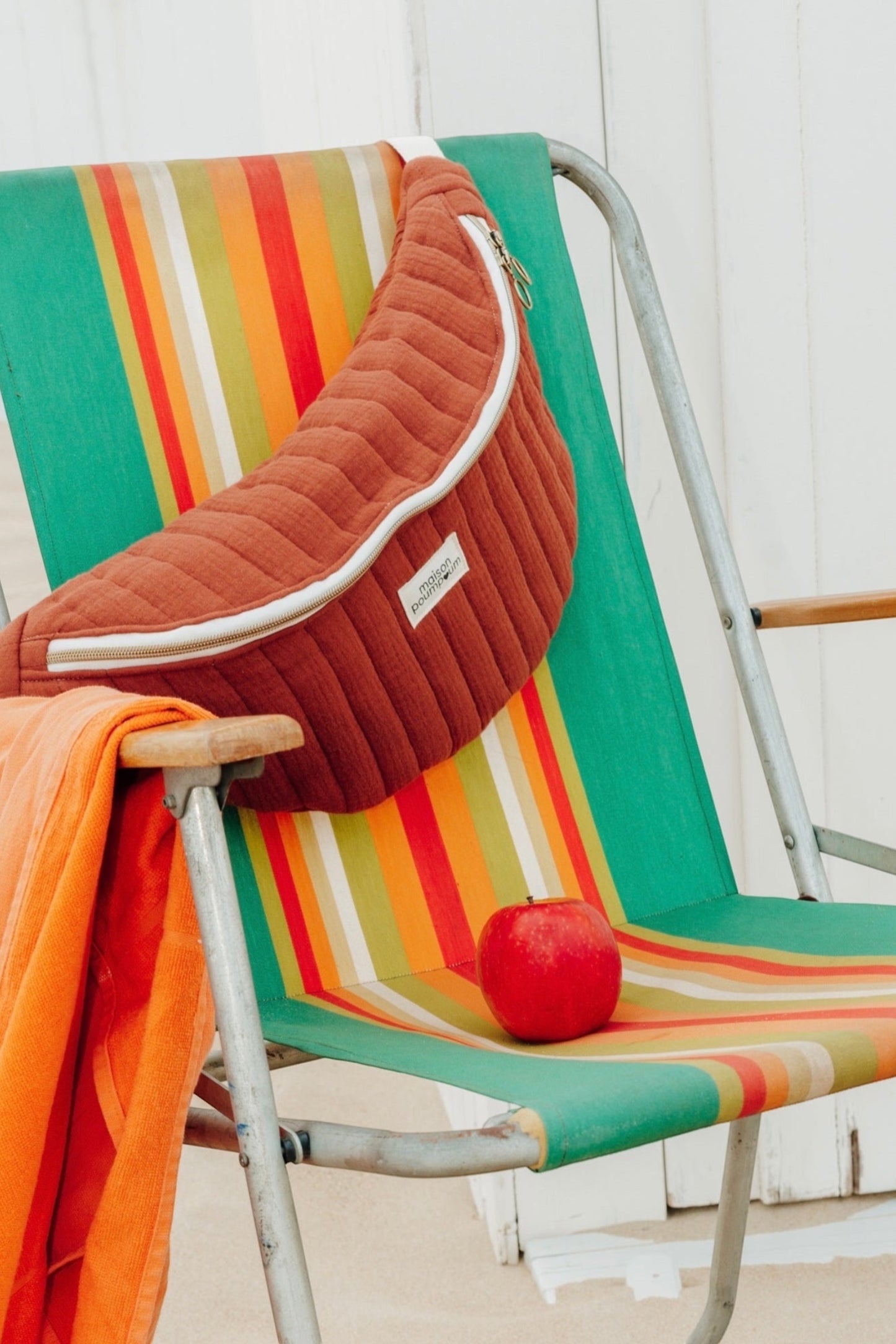 Sac Banane - Gaze de Coton Terracotta