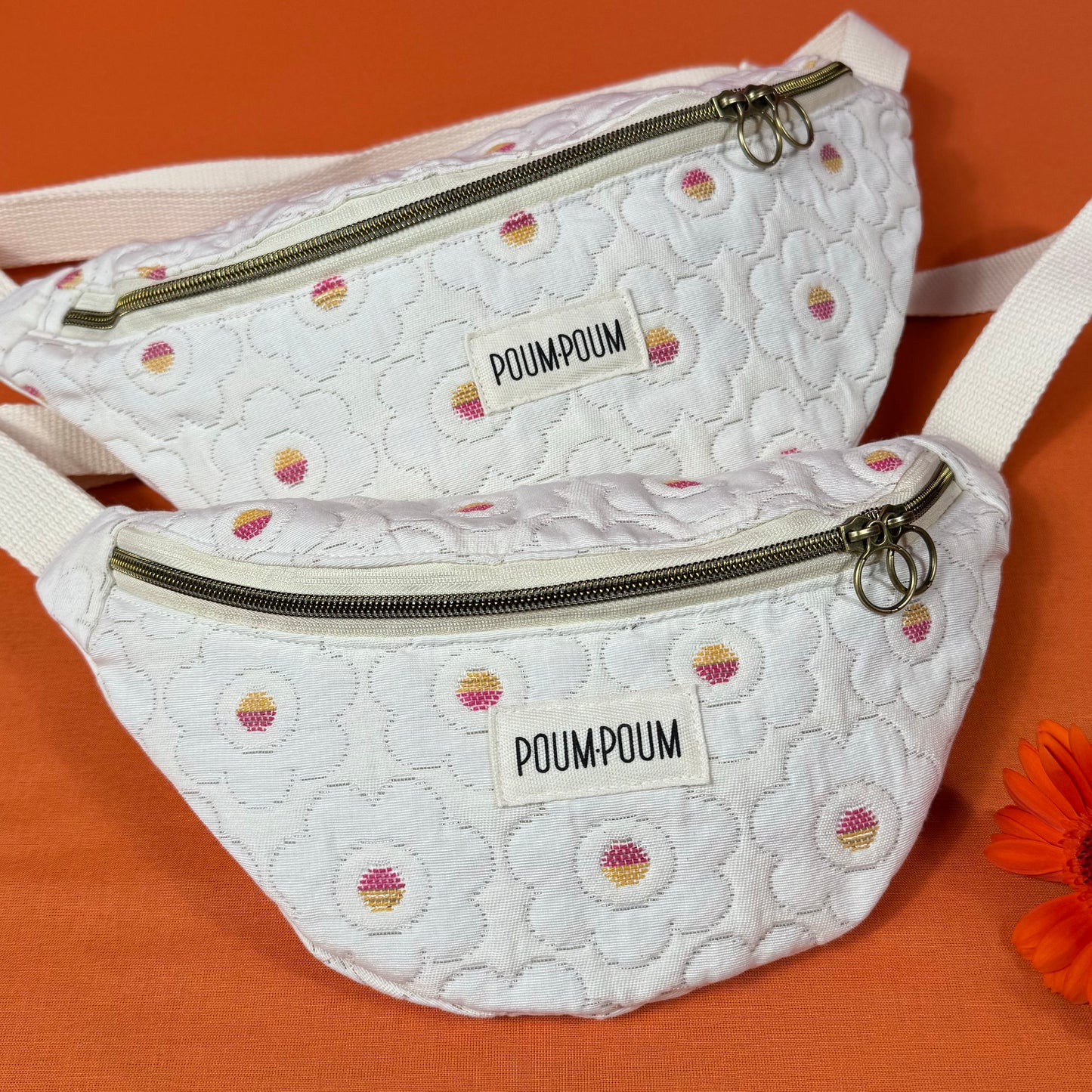 Sac banane - Marguerite blanche