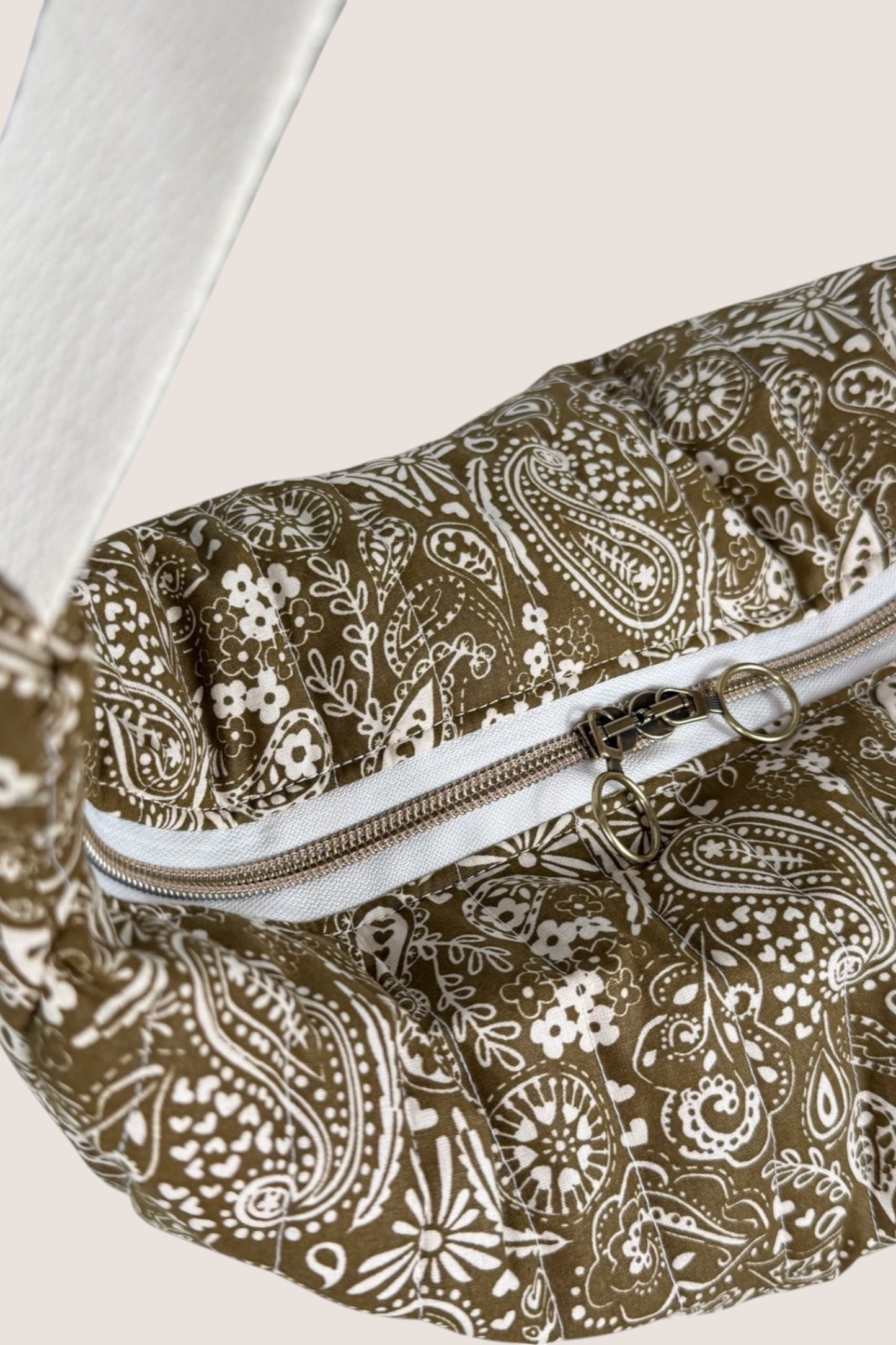 Sac Demi Lune - Bandana Kaki