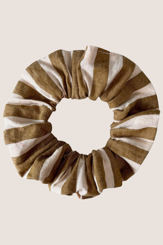 Chouchou rayure kaki - Maison Poumpoum