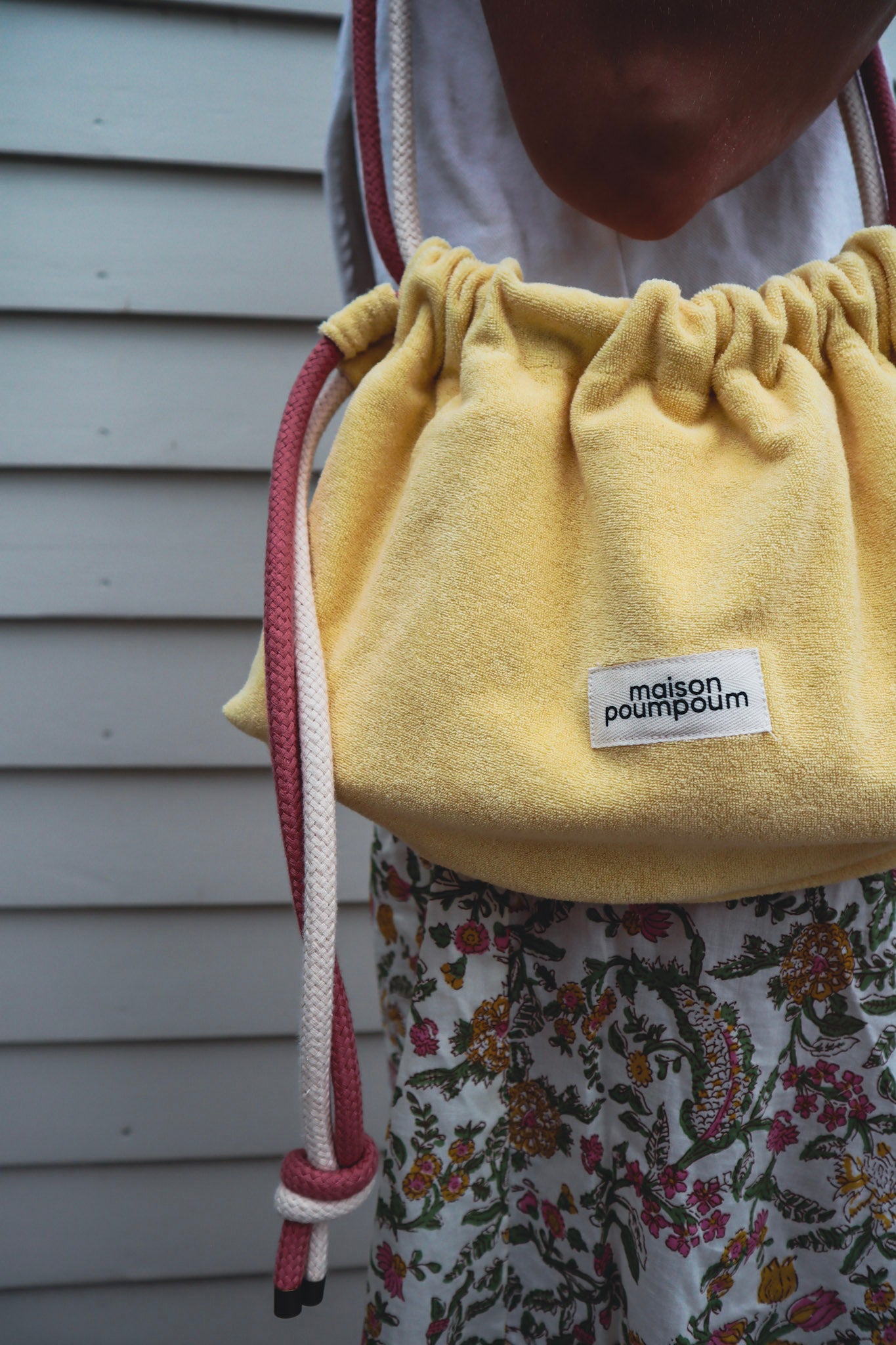 Mini sac bourse éponge jaune beurre maison poumpoum canon
