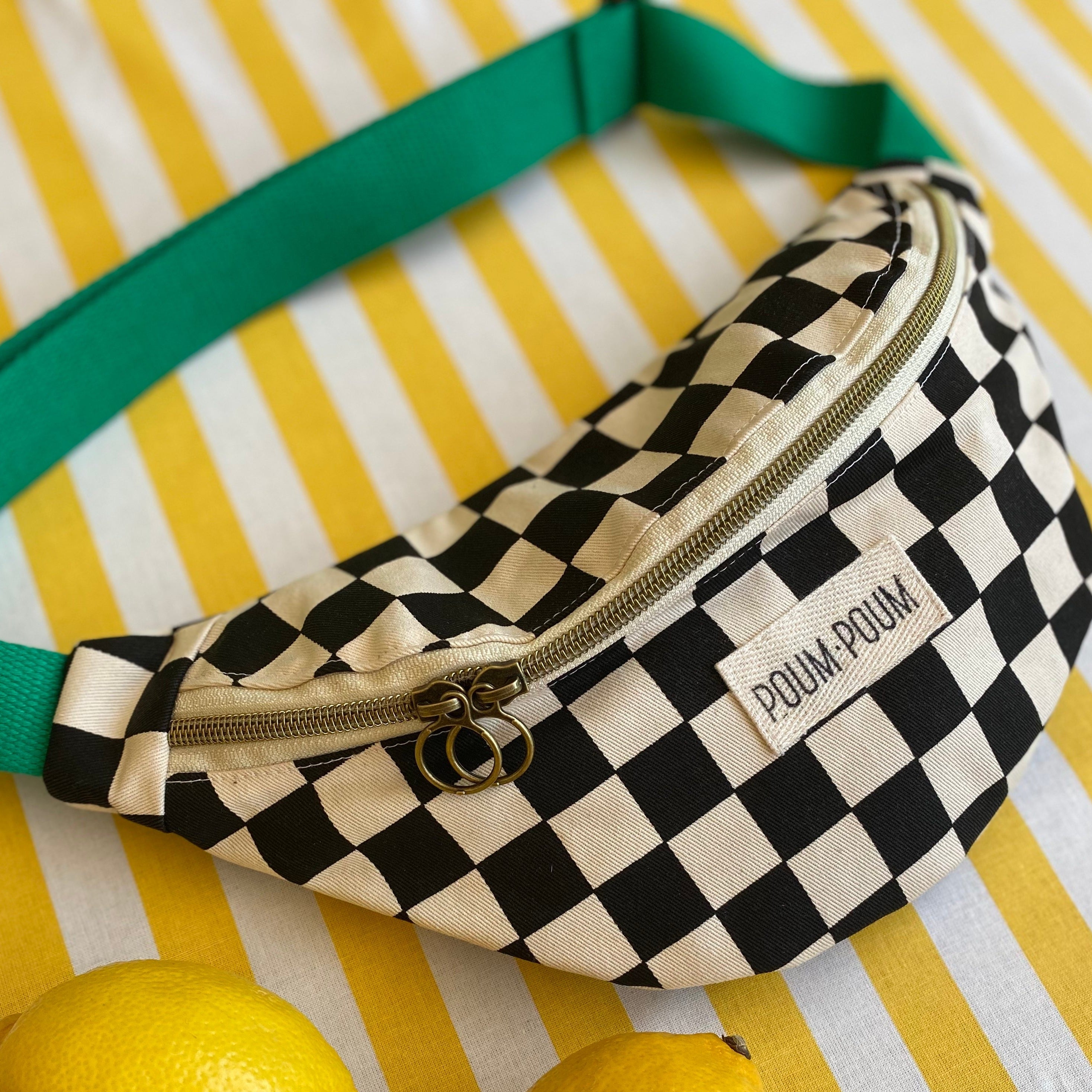 Sac banane KIDS Damier noir