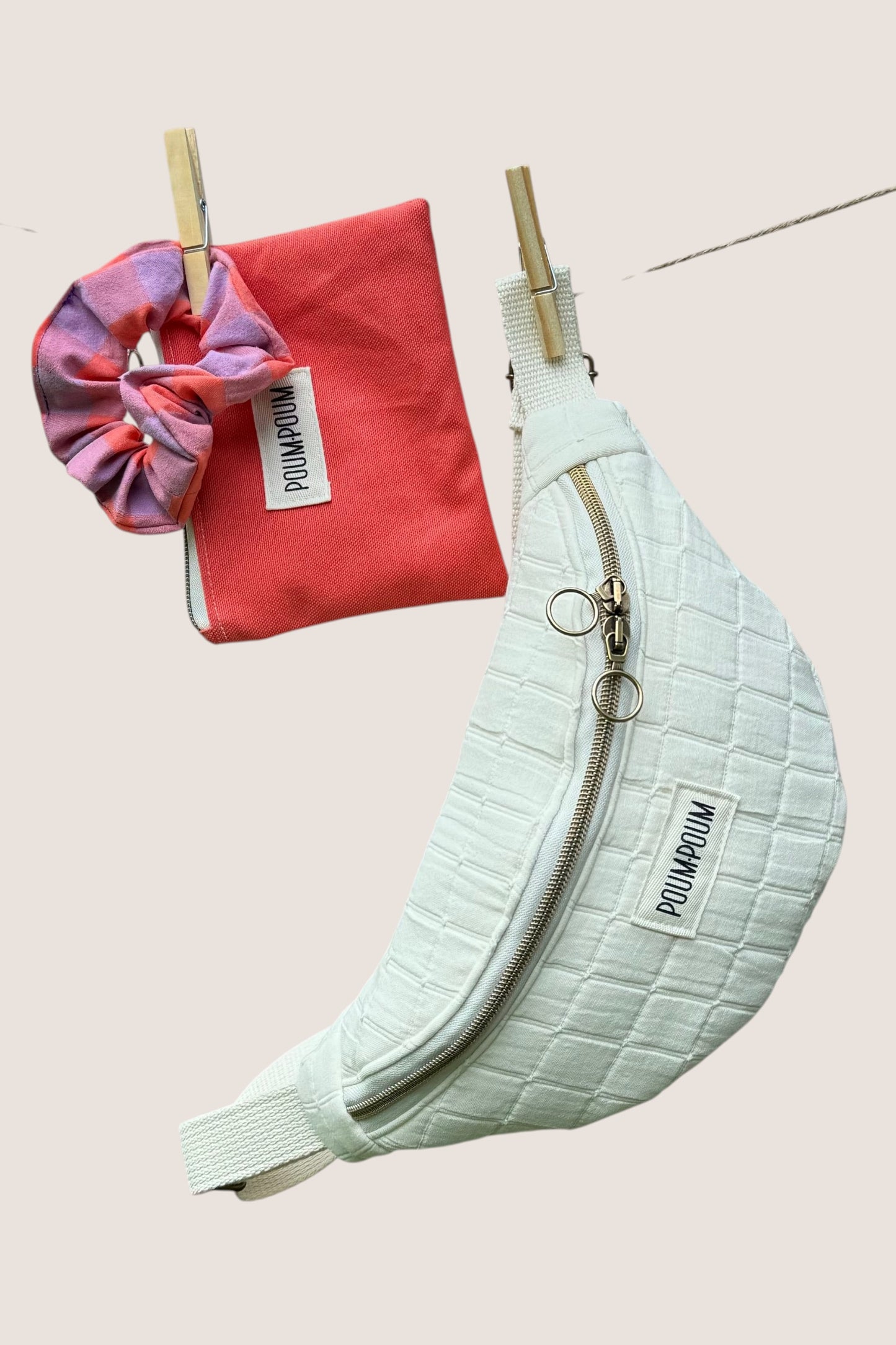 sac banane creme femme maison poumpoum produit