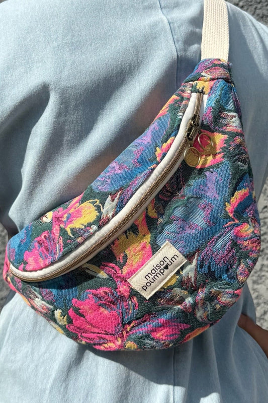 Banane fleuri vintage fluo