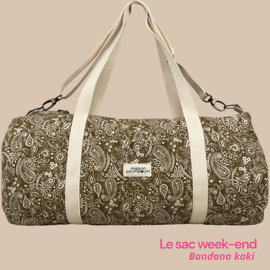 Sac week-end - Bandana Kaki
