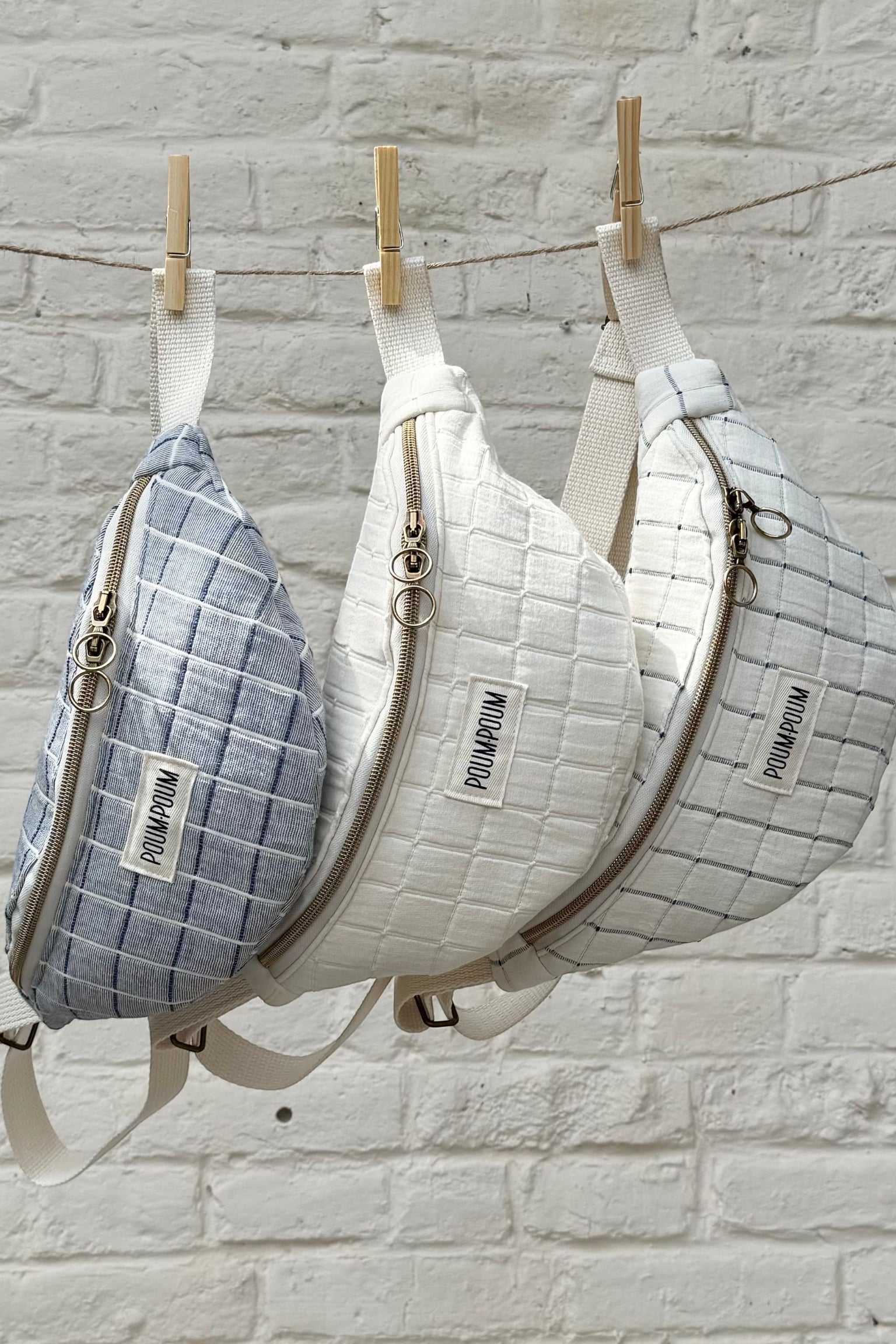 sac banane creme femme maison poumpoum collection