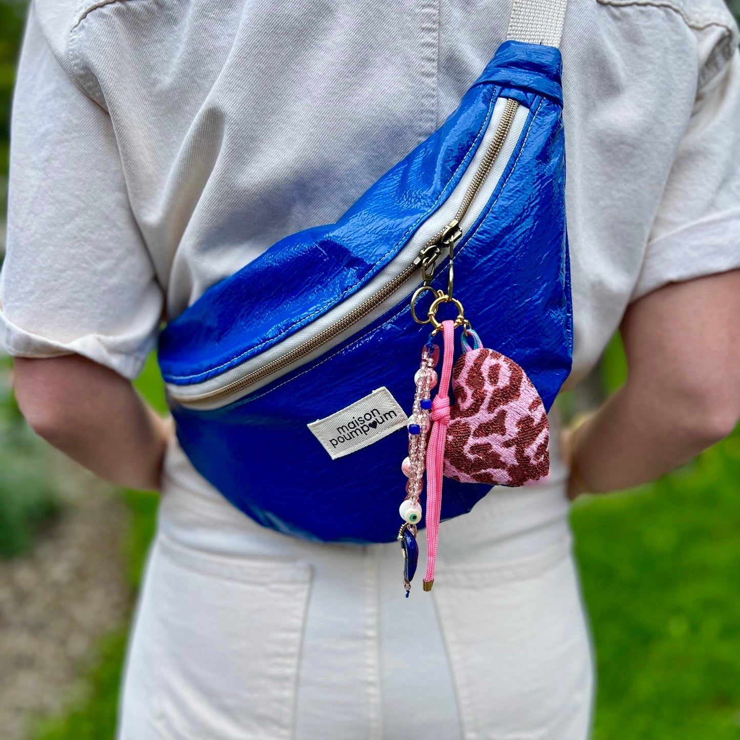 Grigri leo rose vinyle bleu 