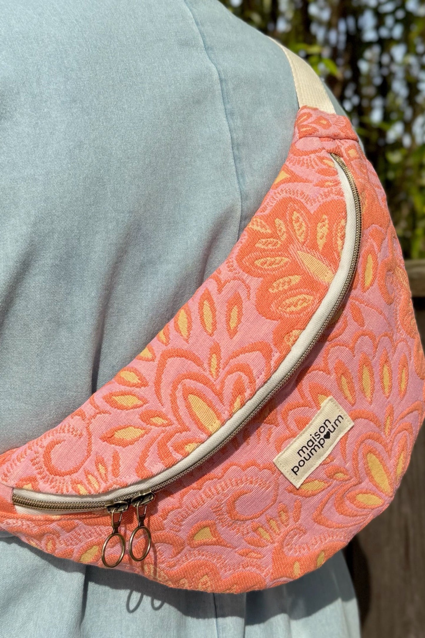 Sac banane - Jacquard Orange Vitaminé