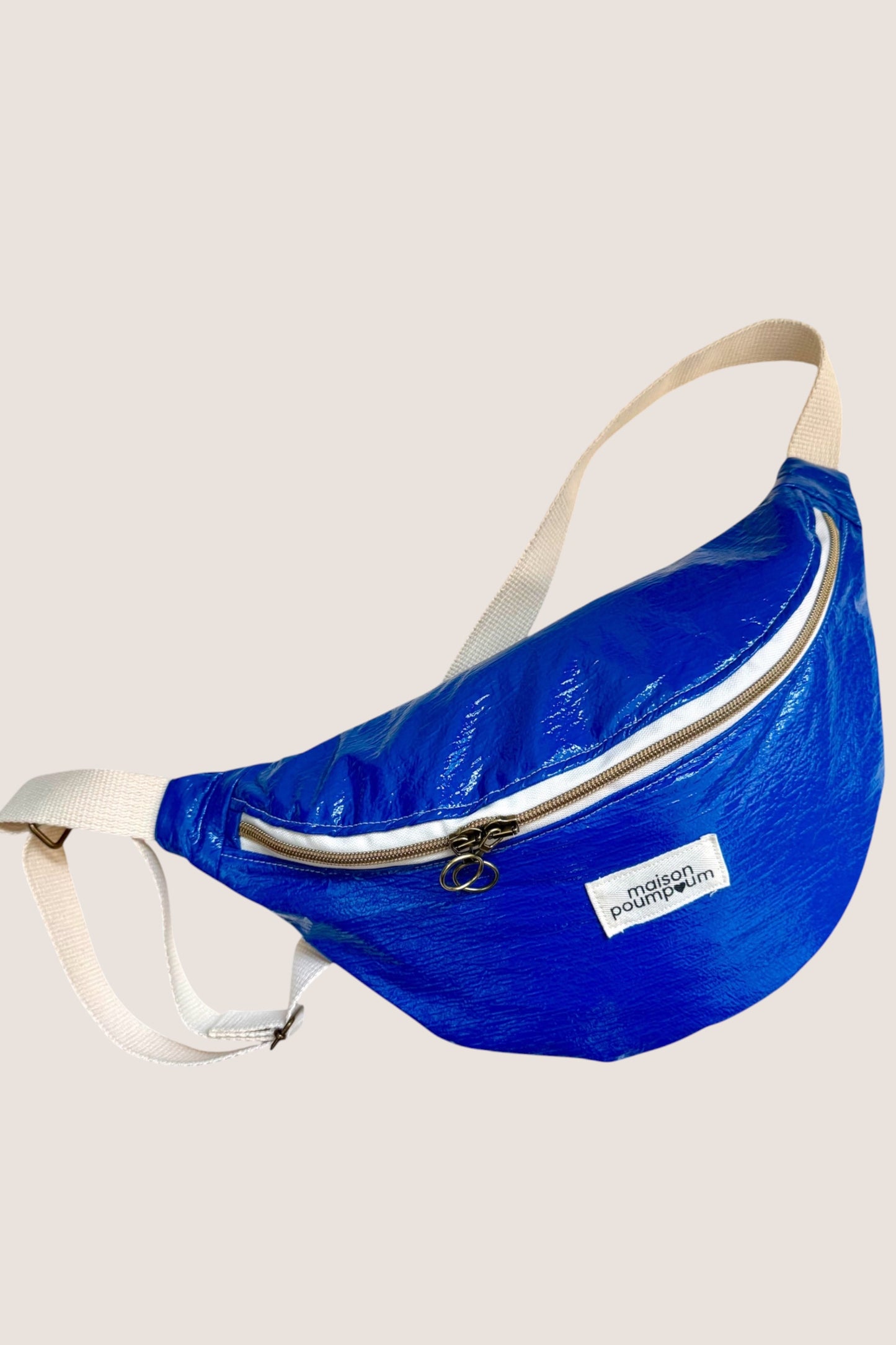 Sac banane -Vinyle bleu électrique
