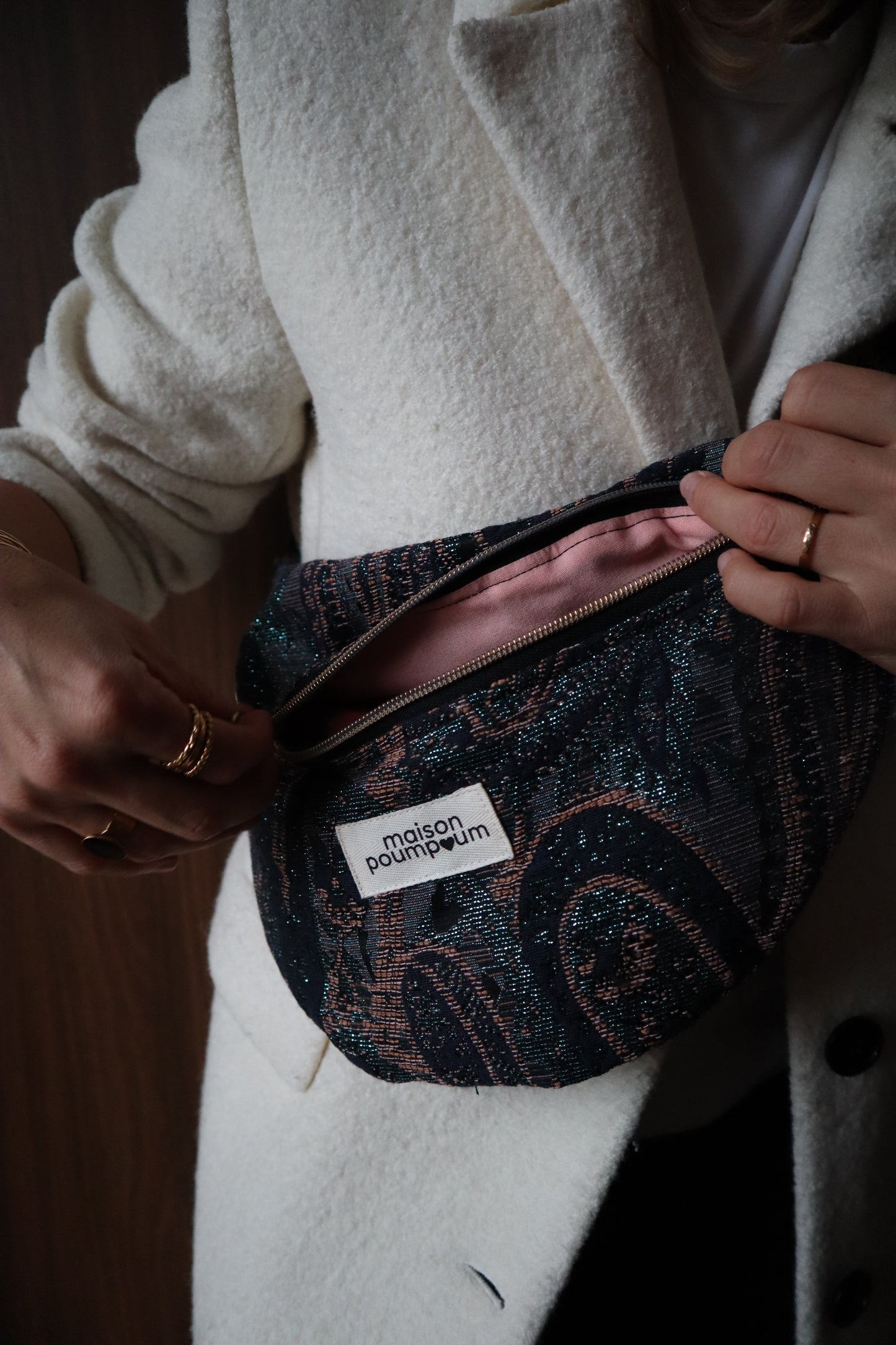 Sac banane cachemire