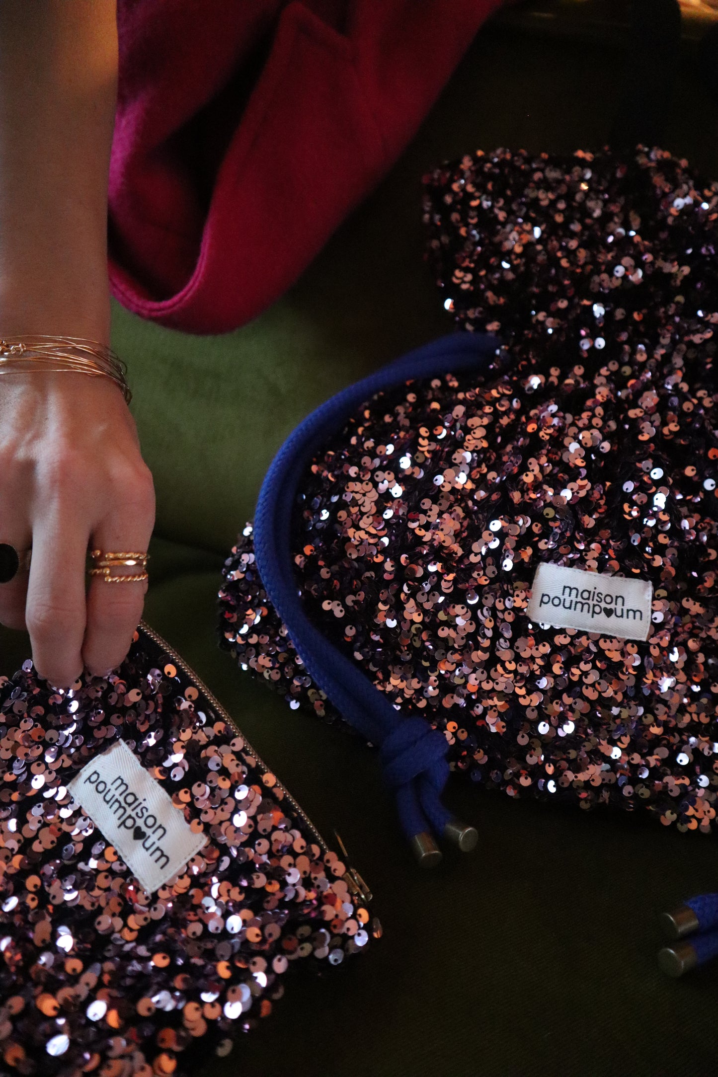 Sac Bourse Sequins Rose – L’éclat irrésistible en édition limitée