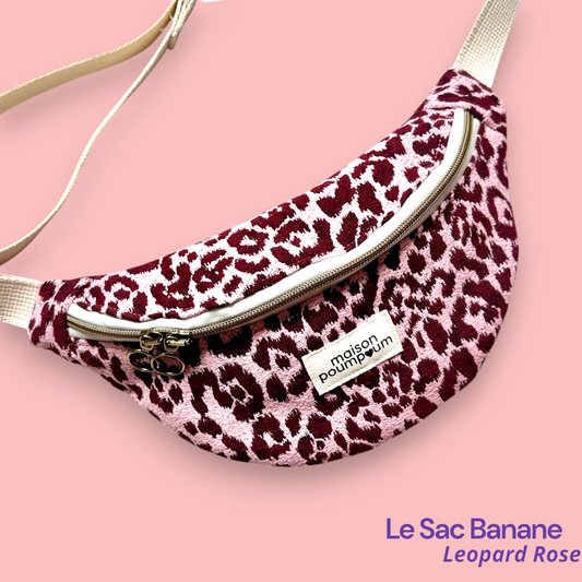 Sac banane - Léopard rose