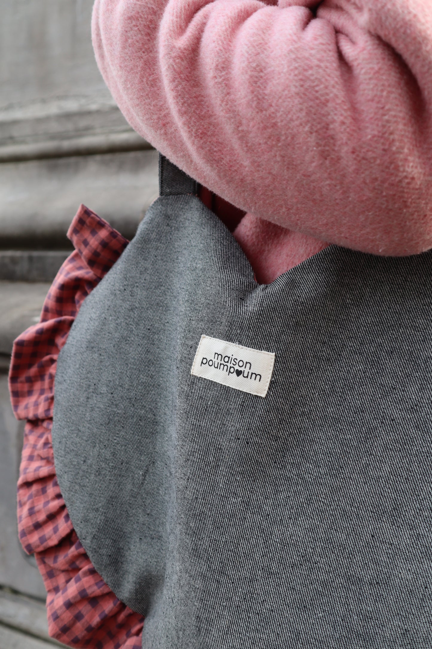 Totebag coeur - Jean et vichy