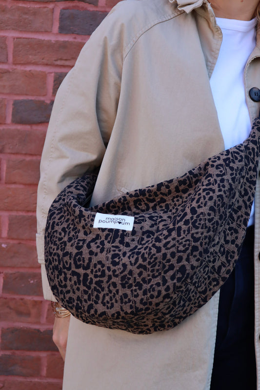 Sac demi lune léopard maison poumpoum MAXI FEMME