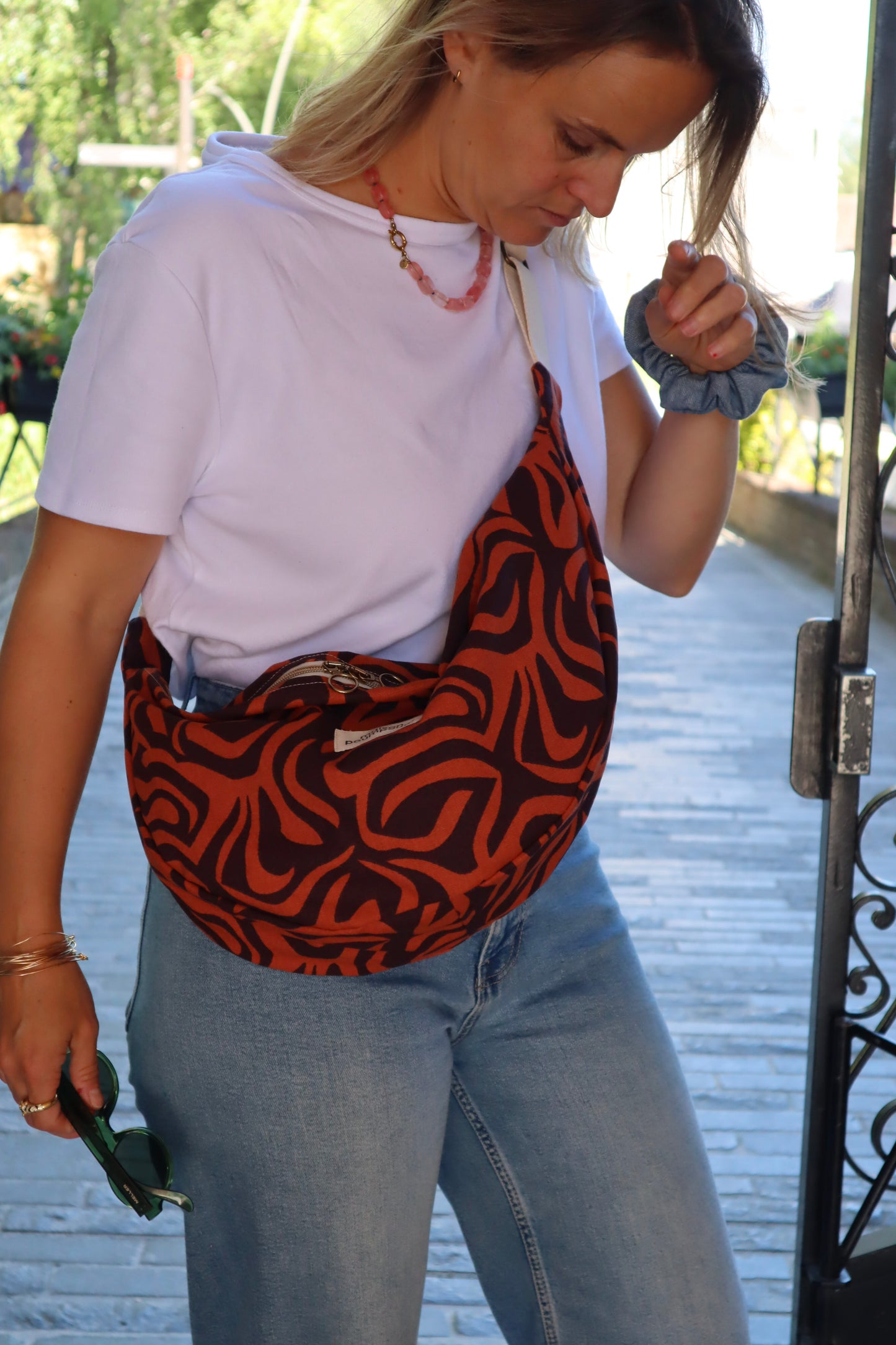 sac banane demi lune femme maison poumpoum taille maxi