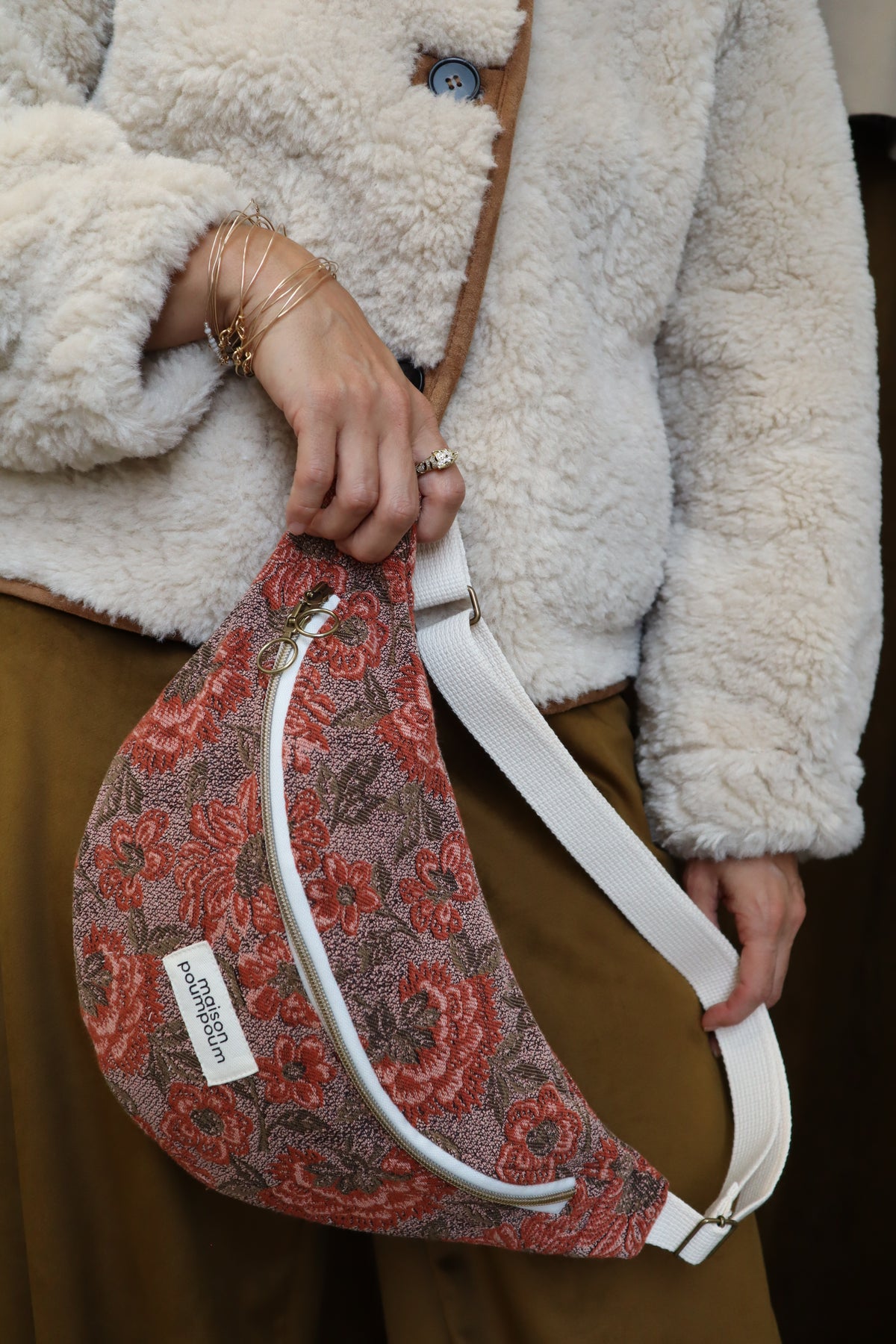 Sac banane - Fleuri