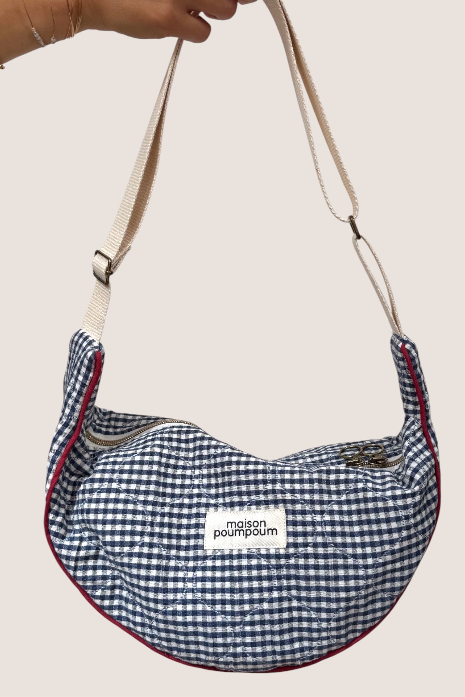 sac banane demi lune maison poumpoum vichy