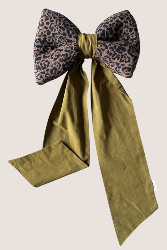 Le noeud de Noel - Léopard et kaki